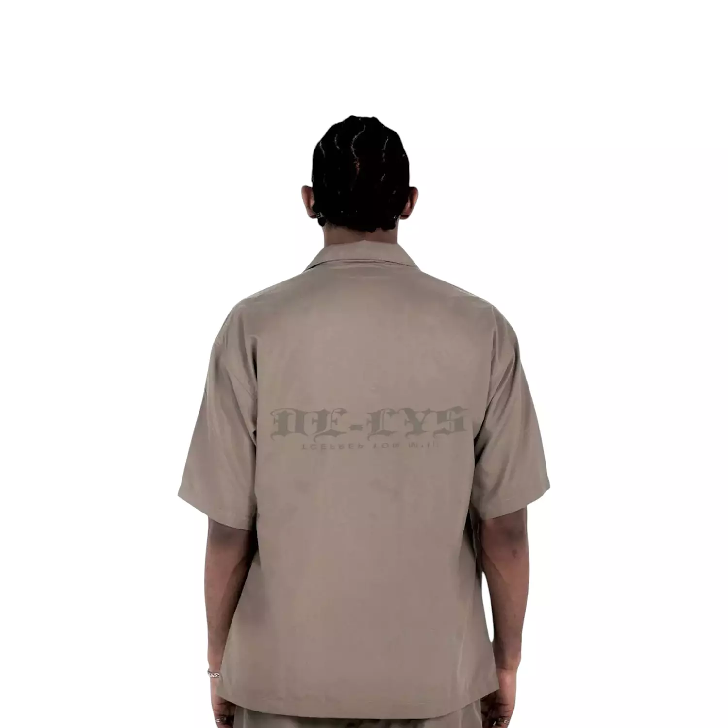 Printed box fit microfiber shirt image