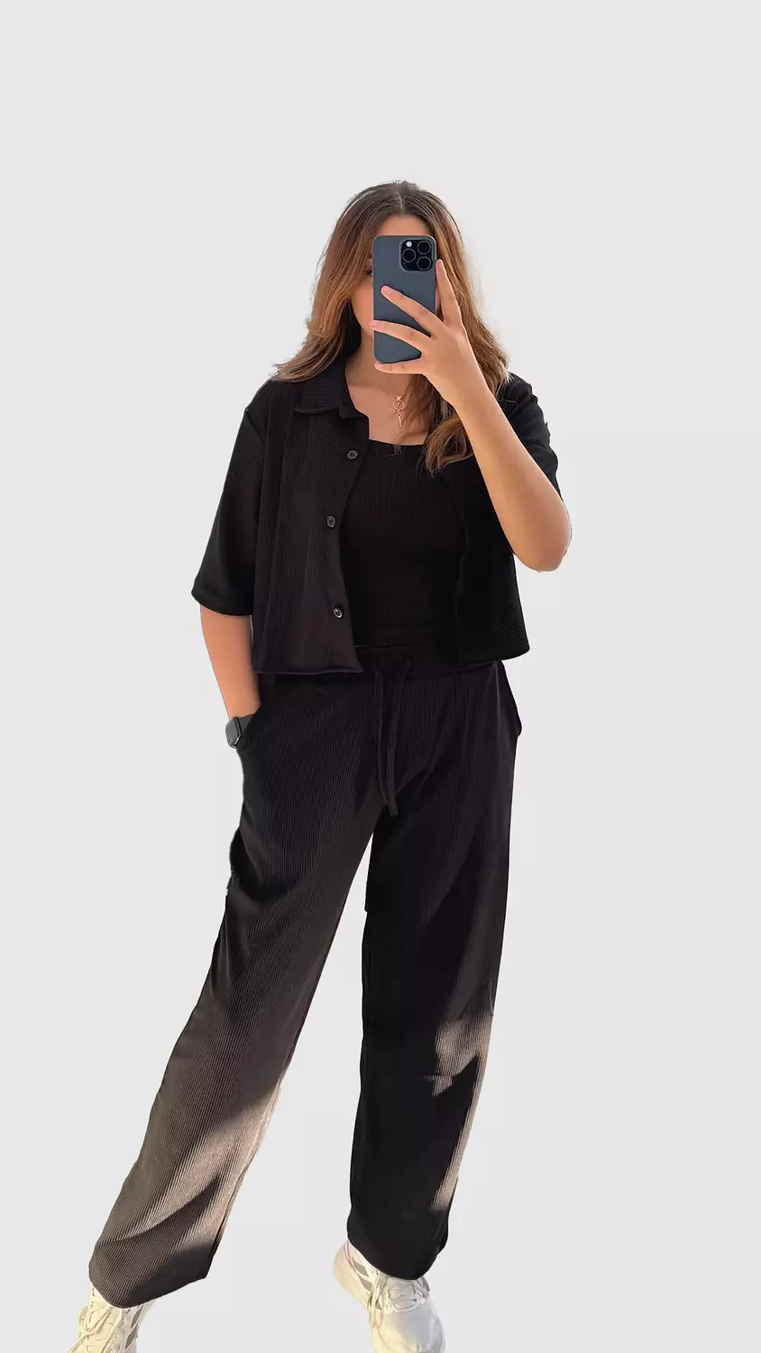 Ribbed Cotton Suit image