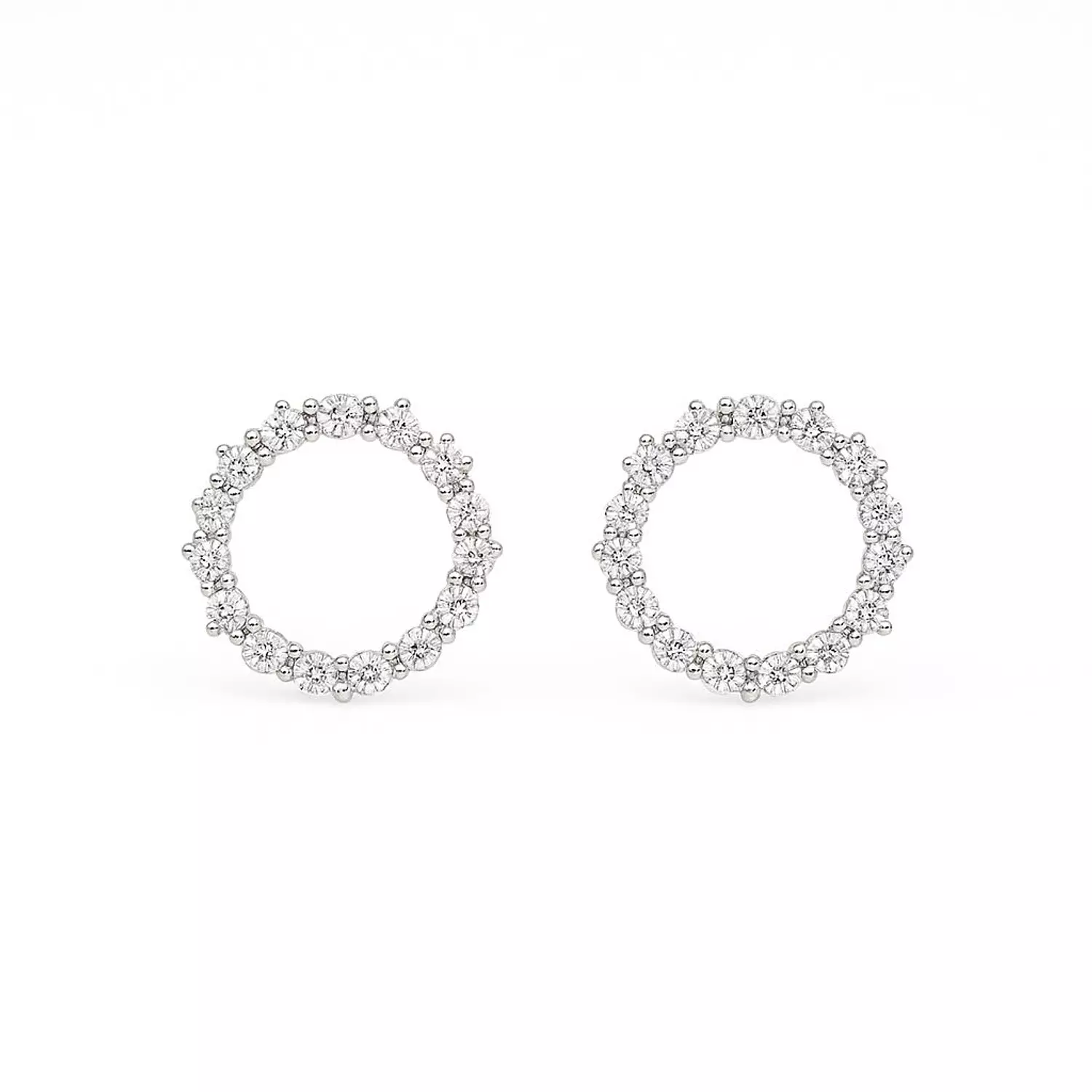 Silver Earrings Daimond image