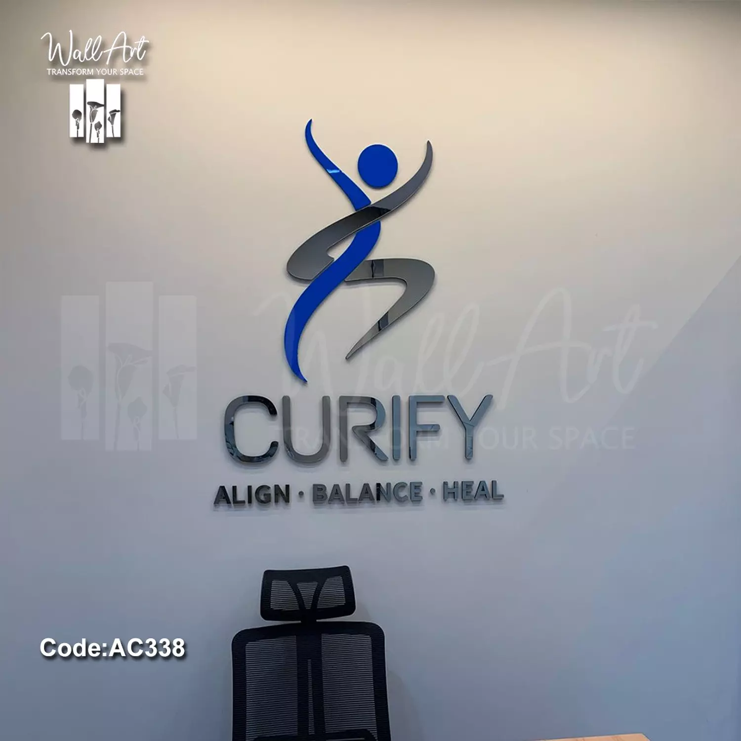 AC338- Coloured Acrylic Logo  4