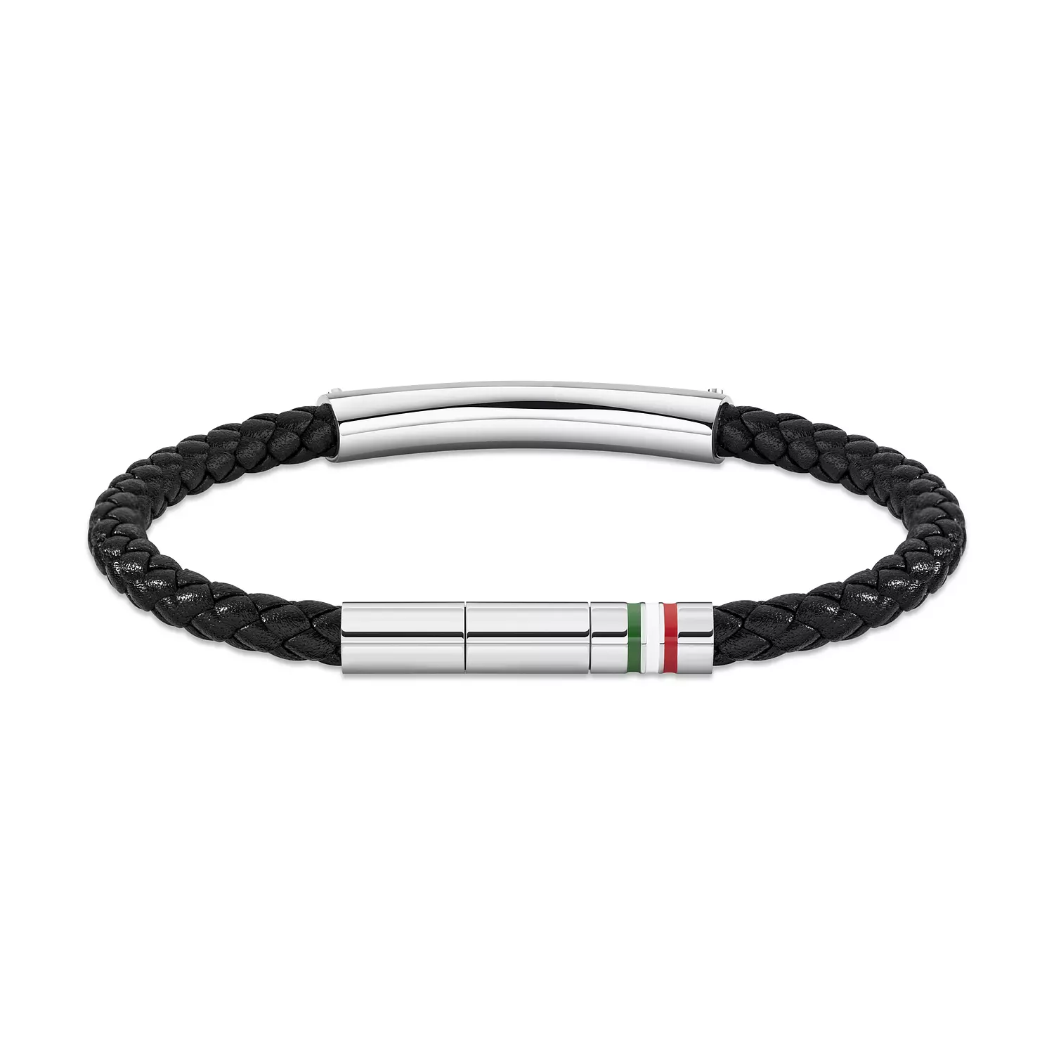 Ducati - DTAGB2137801 - VITTORIA BLACK LEATHER WITH Stainless Steel BRACELET 2