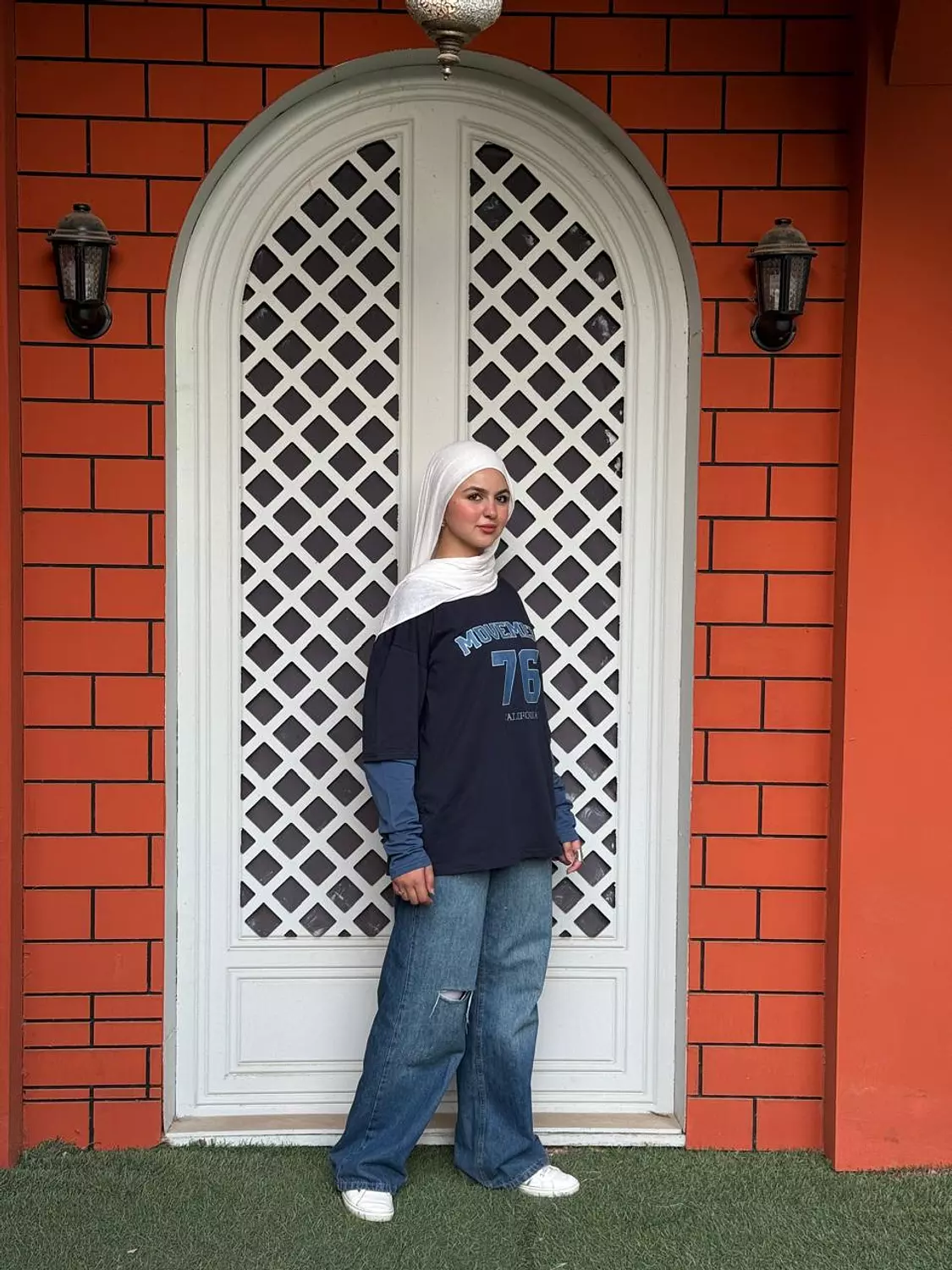Double Sleeve Printed Oversize T-shirt 4