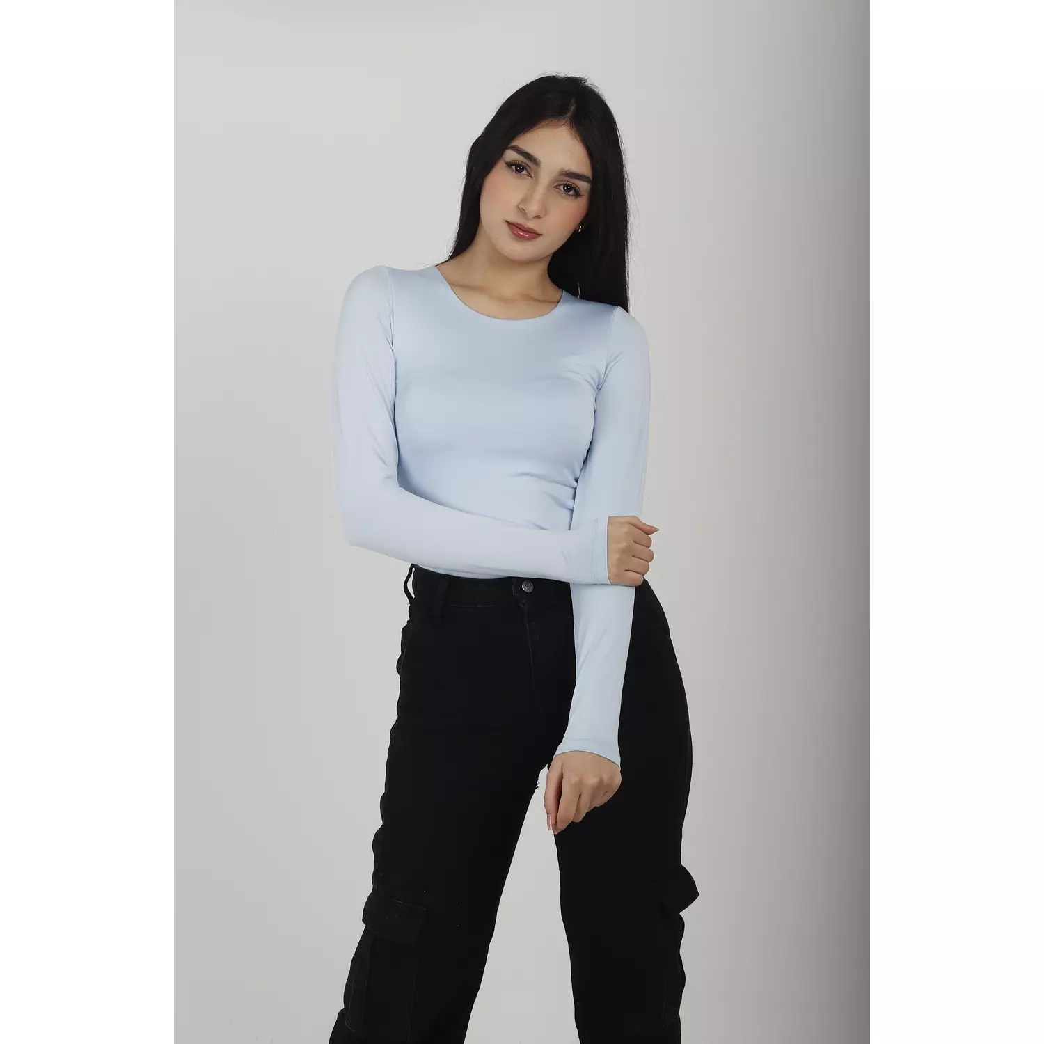 NEW-long sleeve top double layered (70% cotton+30% polyester) 11