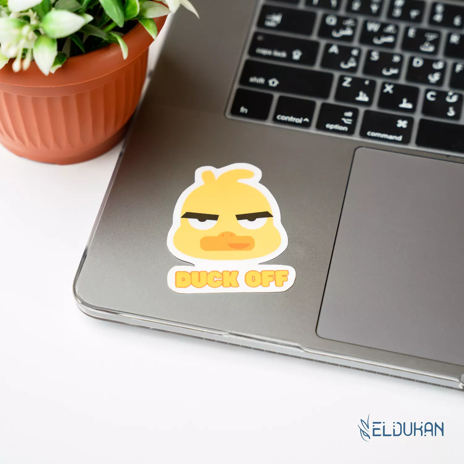 Duck Off sticker image