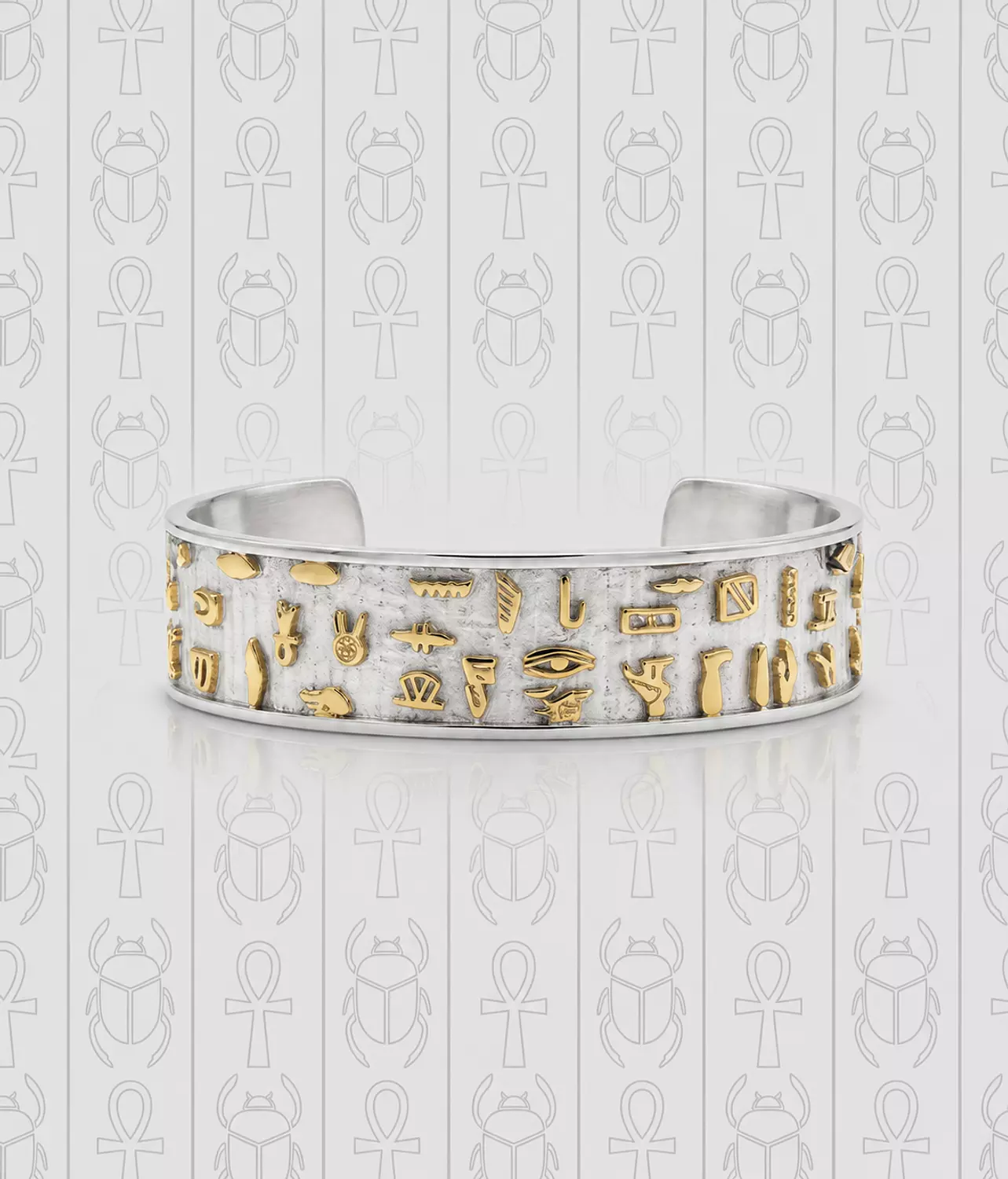 Hieroglyphic Cuff Bracelet image