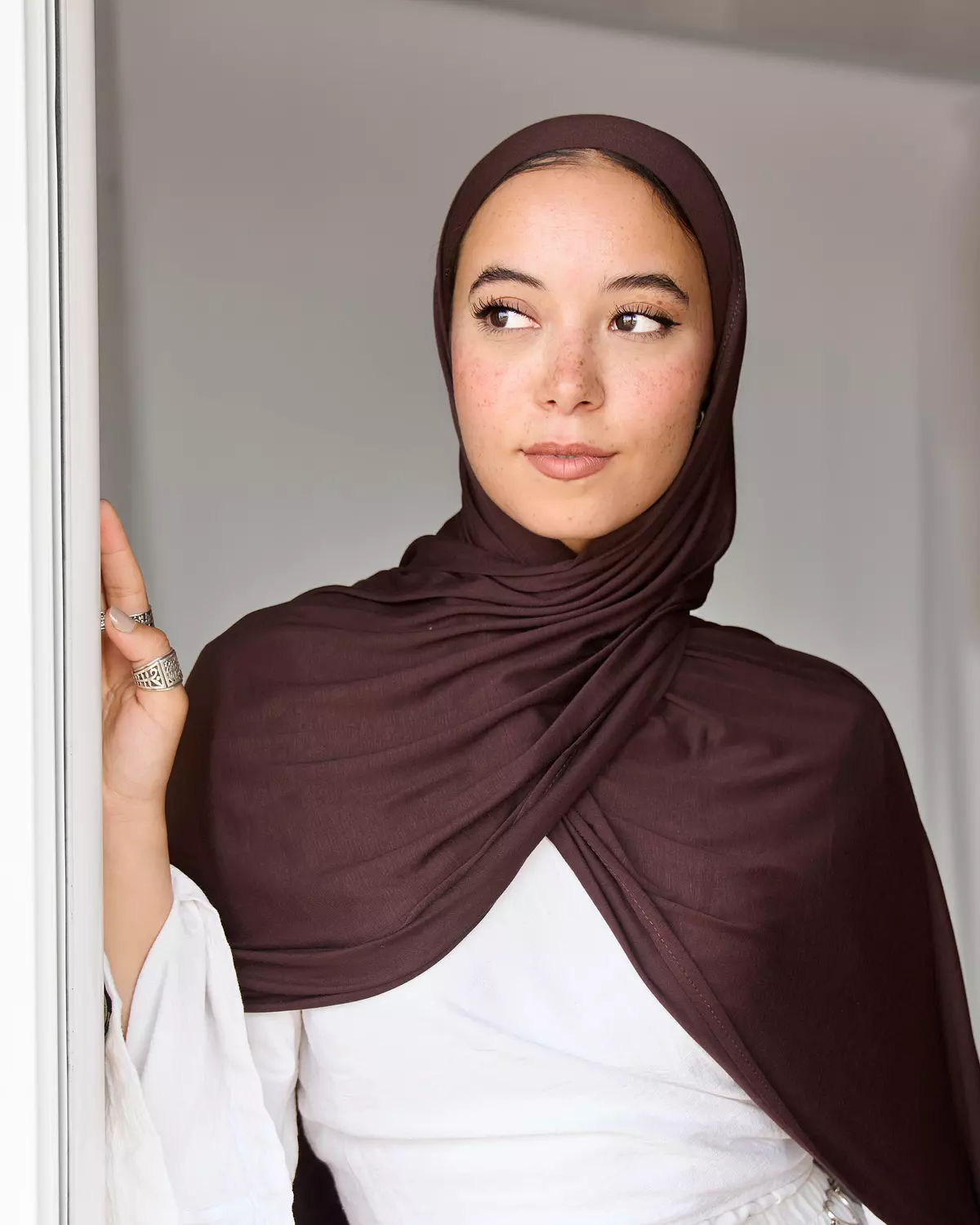 Dark Brown Jell With Bandana hover image