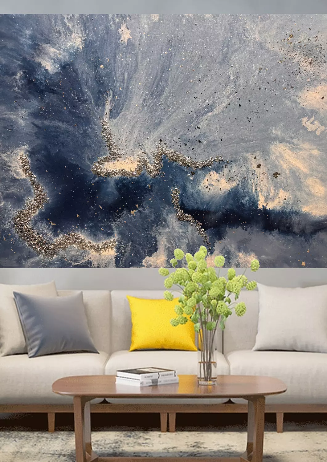 Magic marble sea wave 1