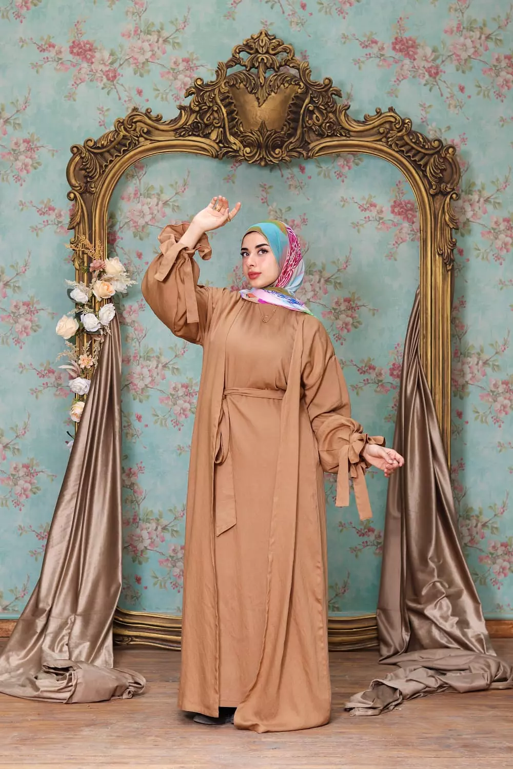 Linen Set Camel 1