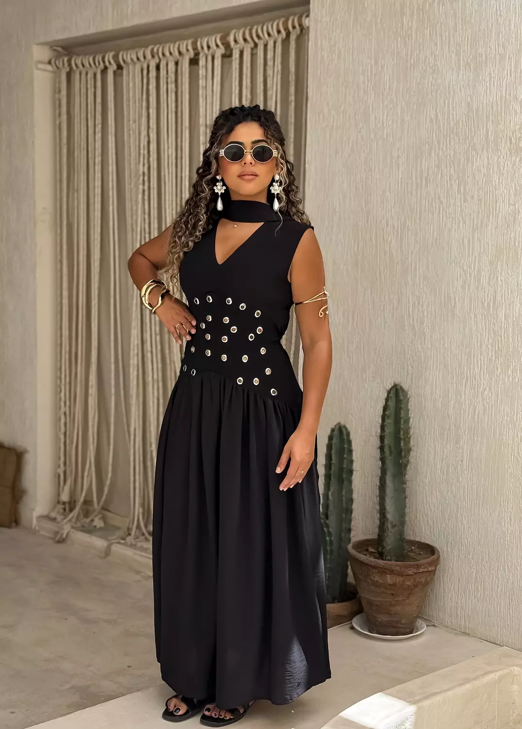 Eyelets dress  hover image