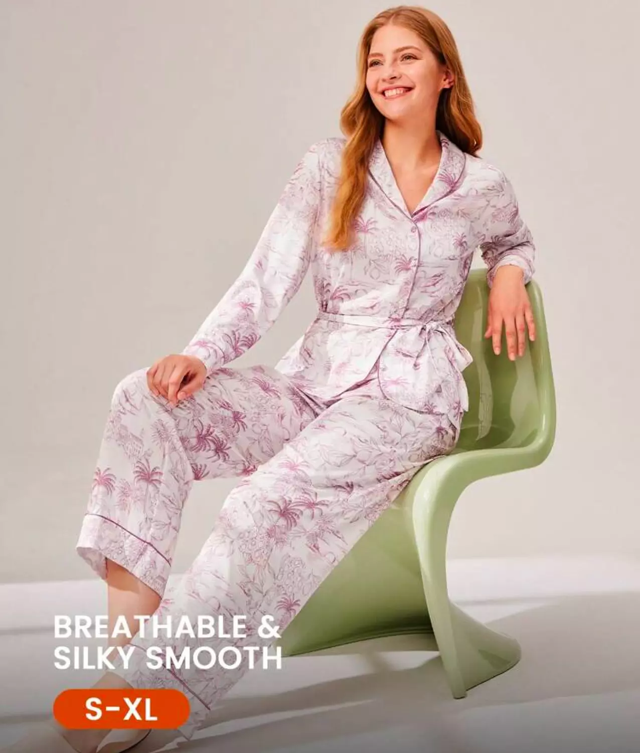 Floral Satin PJ Set  image