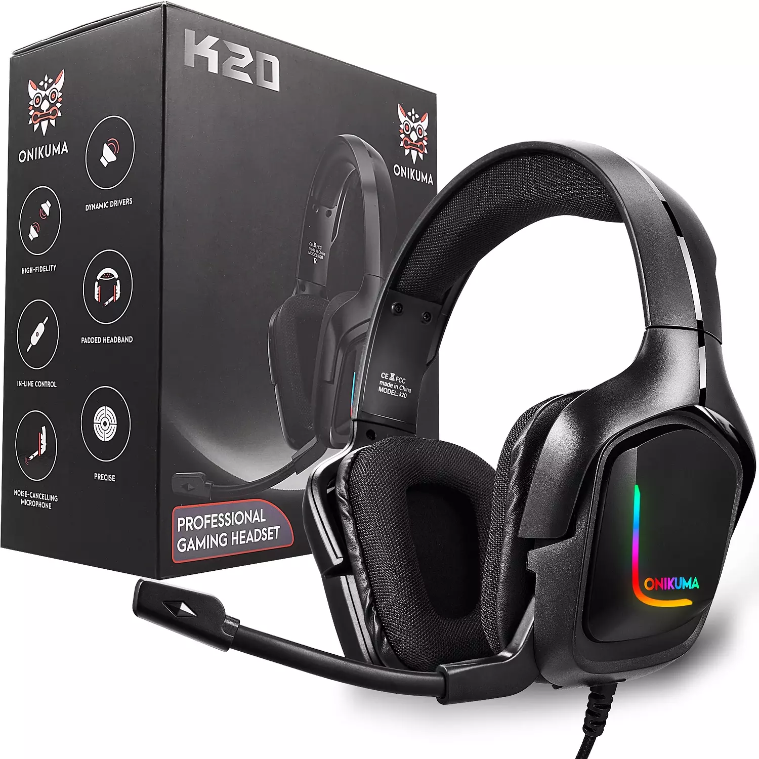 HEADPHONE ONIKOUMA K20 USB hover image
