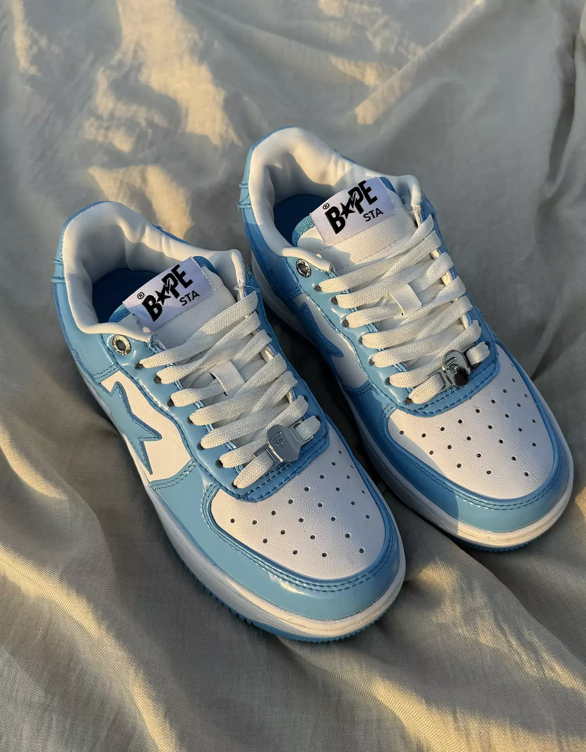 Bapesta Two Tone Light Blue 4