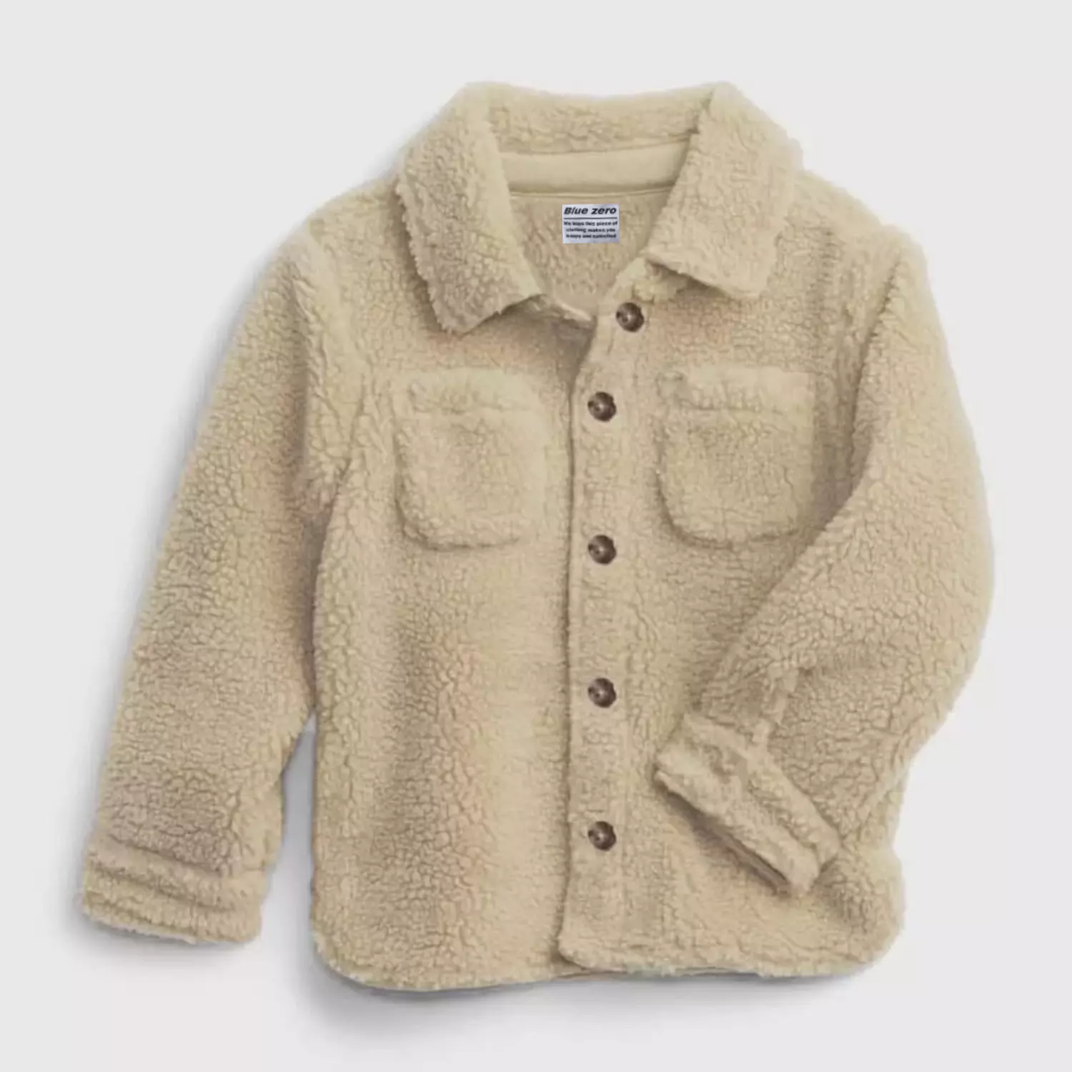 Beige fur jacket  image