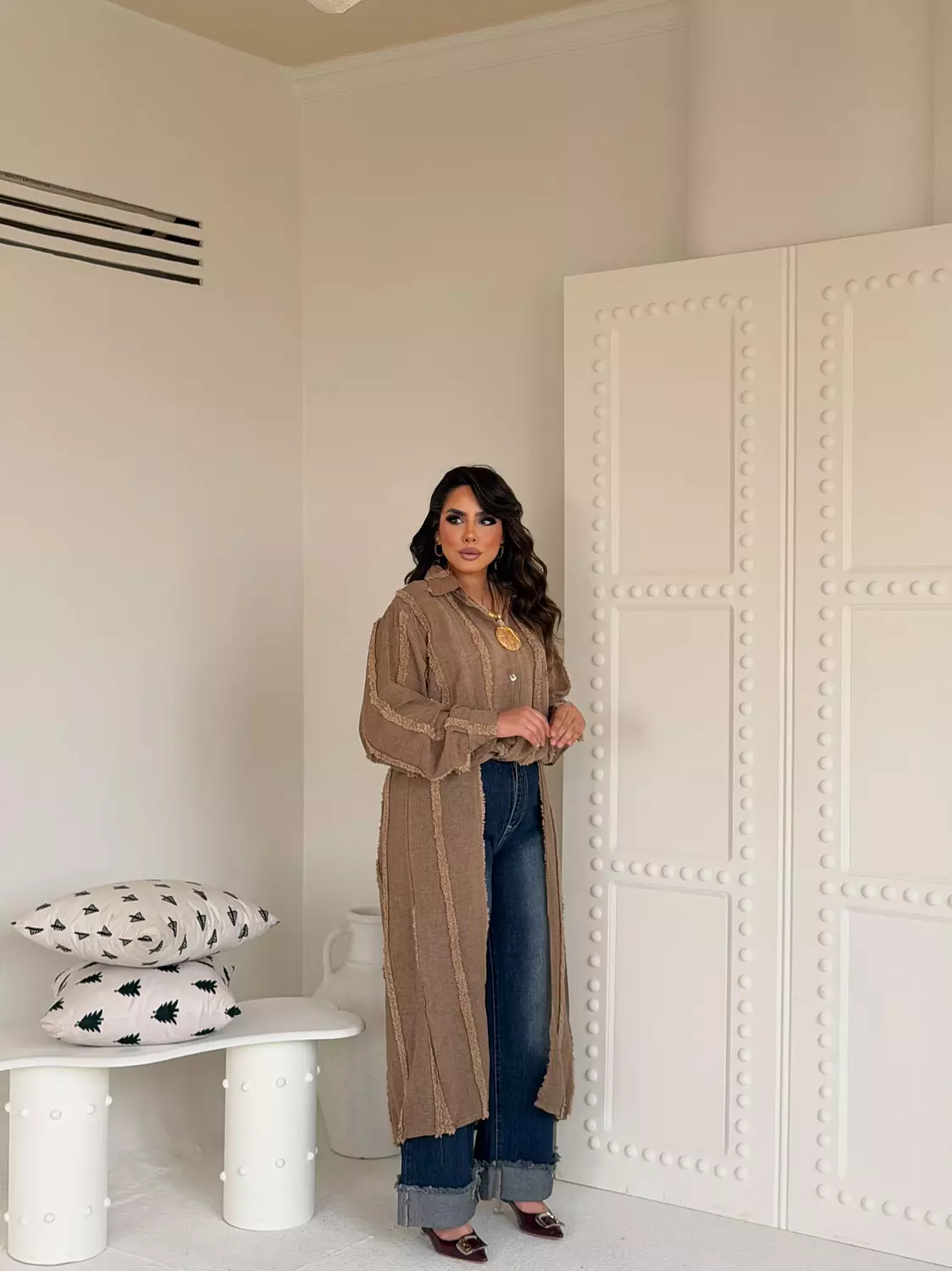 Zyra Kimono In Beige image