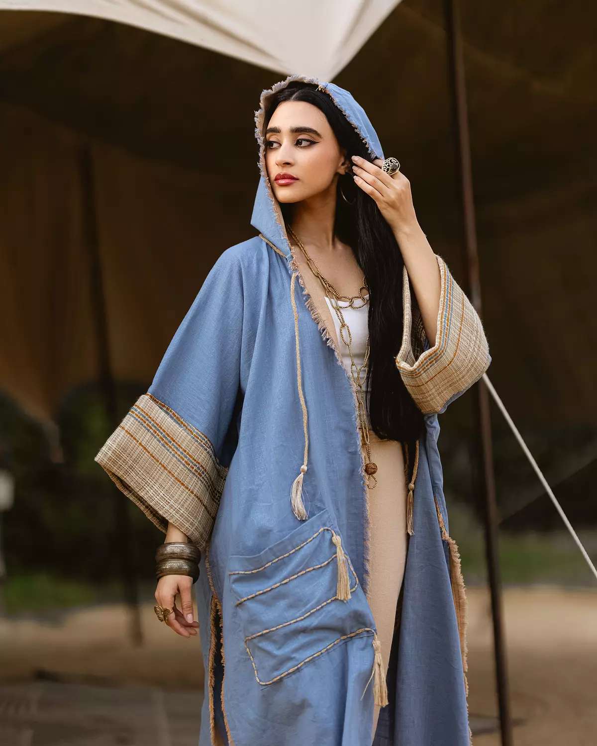 Assel Shimmery Cardigan 5