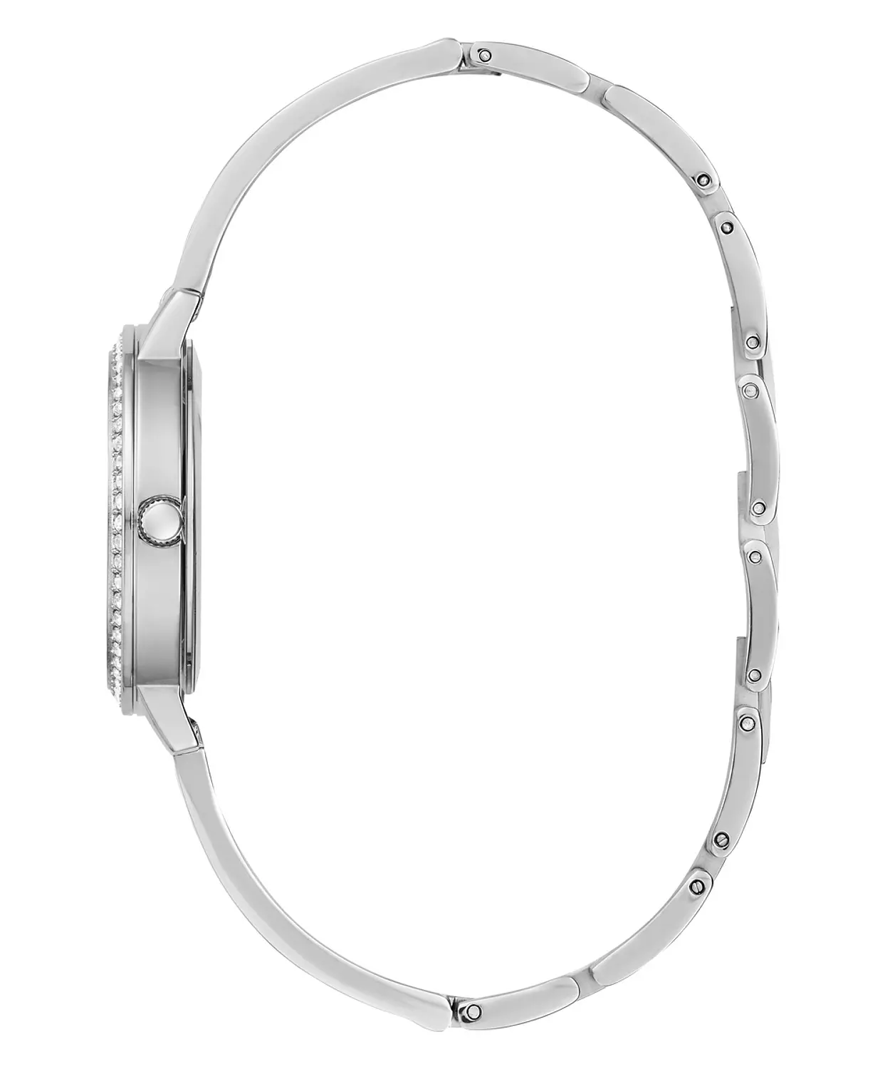 GUESS GW0474L1 ANALOG WATCH  For Women Silver Stainless Steel Polished Bracelet  1