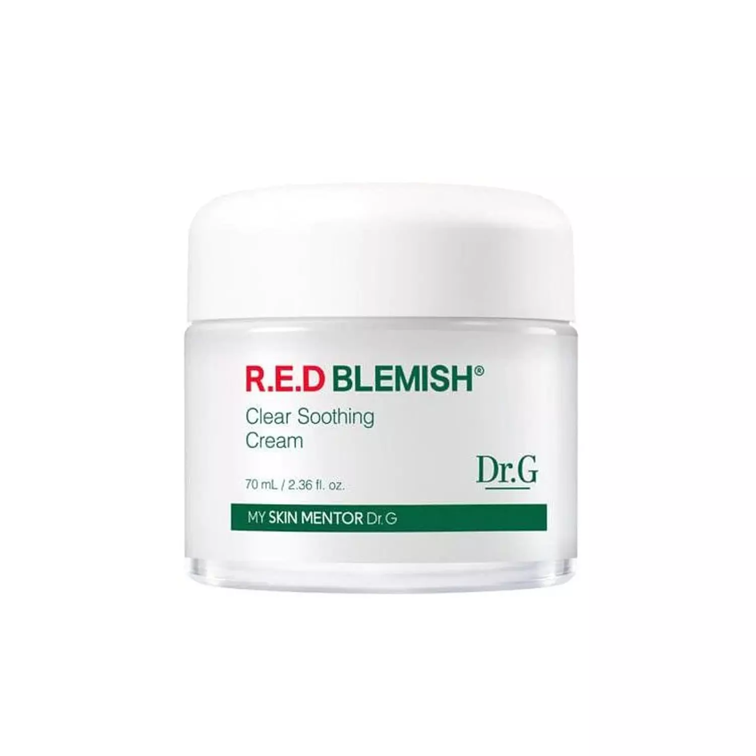 Dr.G R.E.D Blemish Clear Soothing Cream | Calming Moisturizer for Acne-Prone & Sensitive Skin (70ml) image
