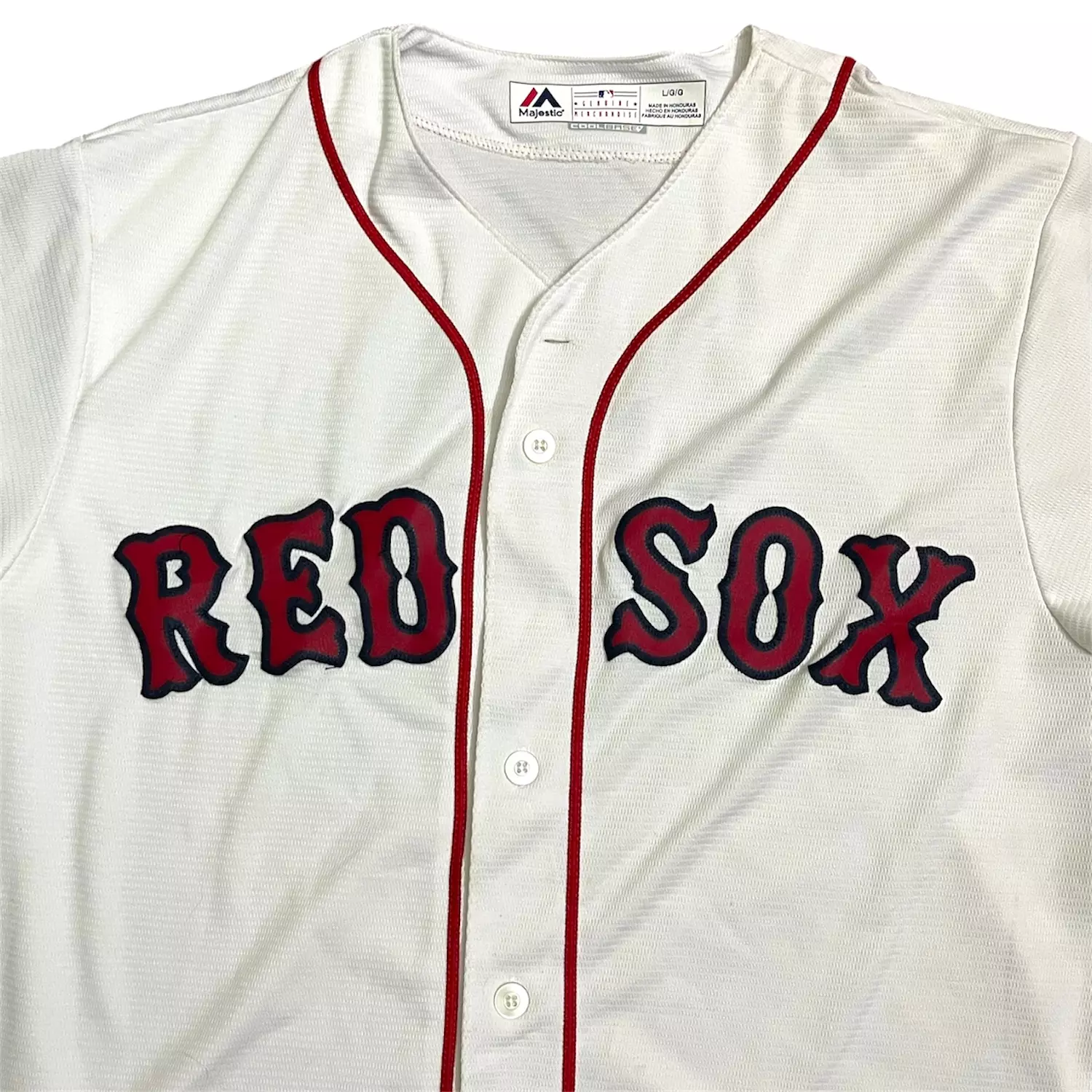 Majestic Red Sox Button up jersey 1