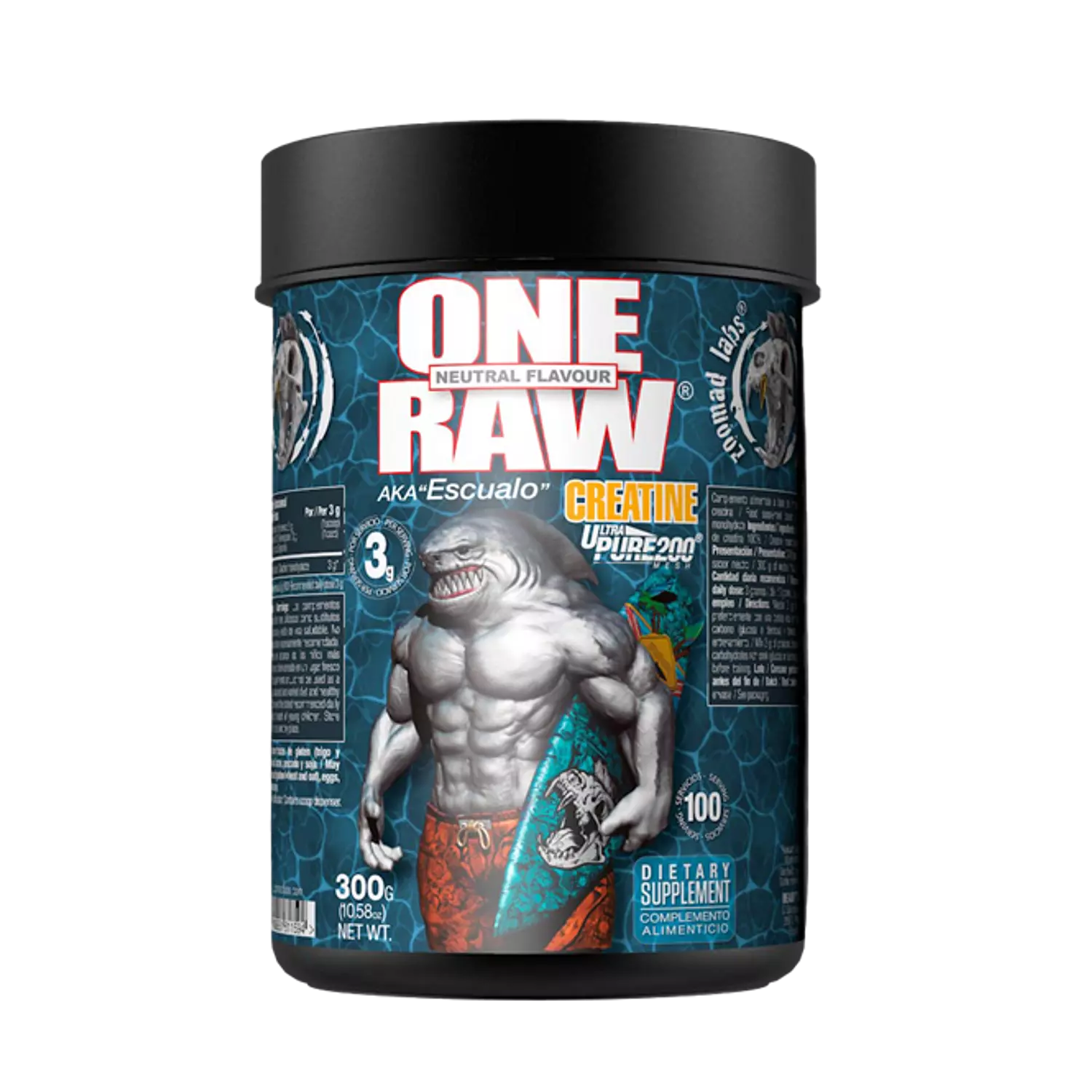 ZOOMAD CREATINE - ONE RAW 300GM 100-SERV hover image
