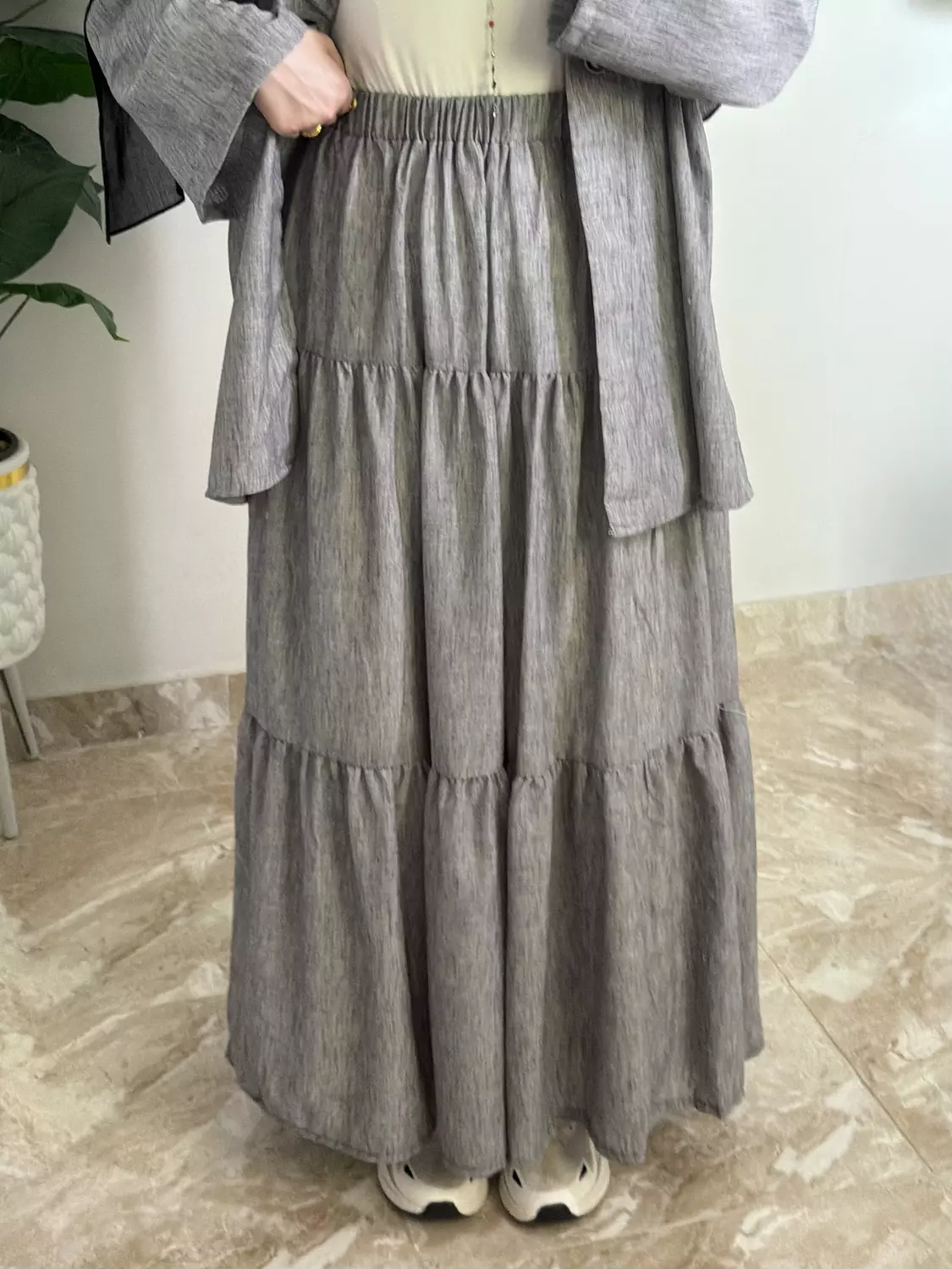 Tiered Skirt 🩶🩷 image