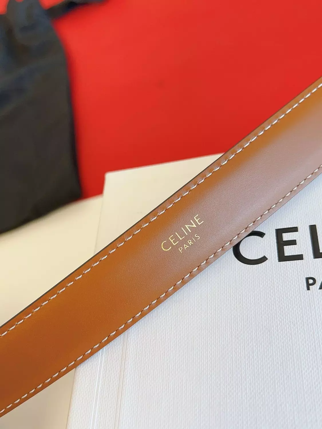 Celine Belt Camel 6