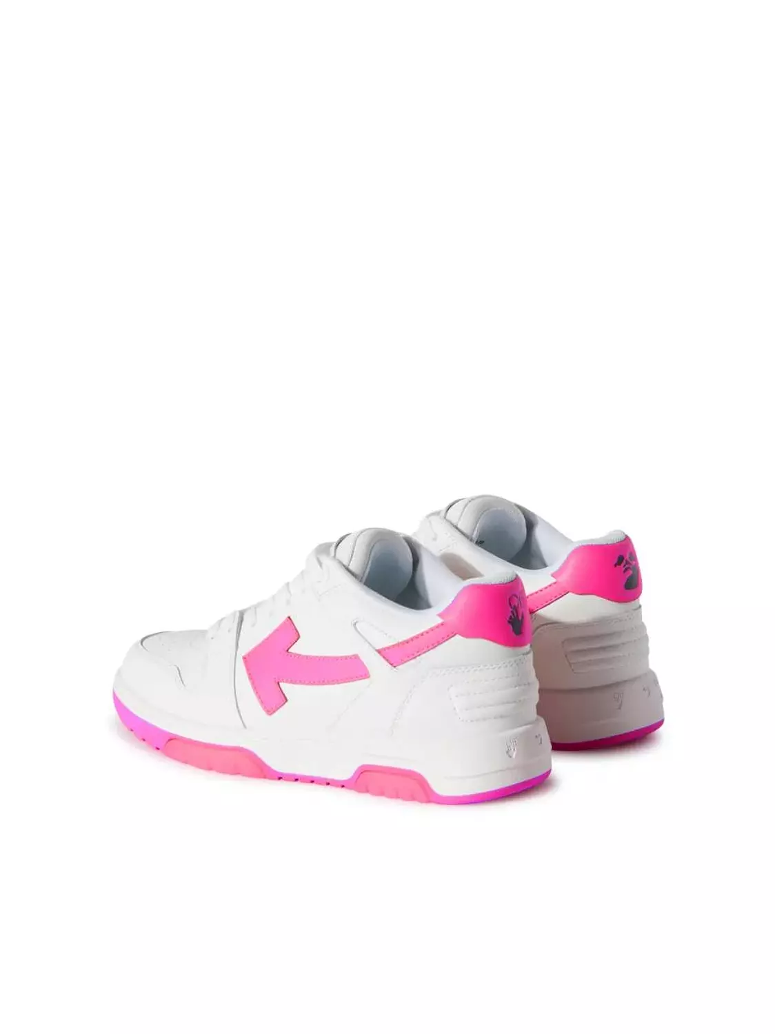 Off-White White & Pink Out Of Office Sneakers 4