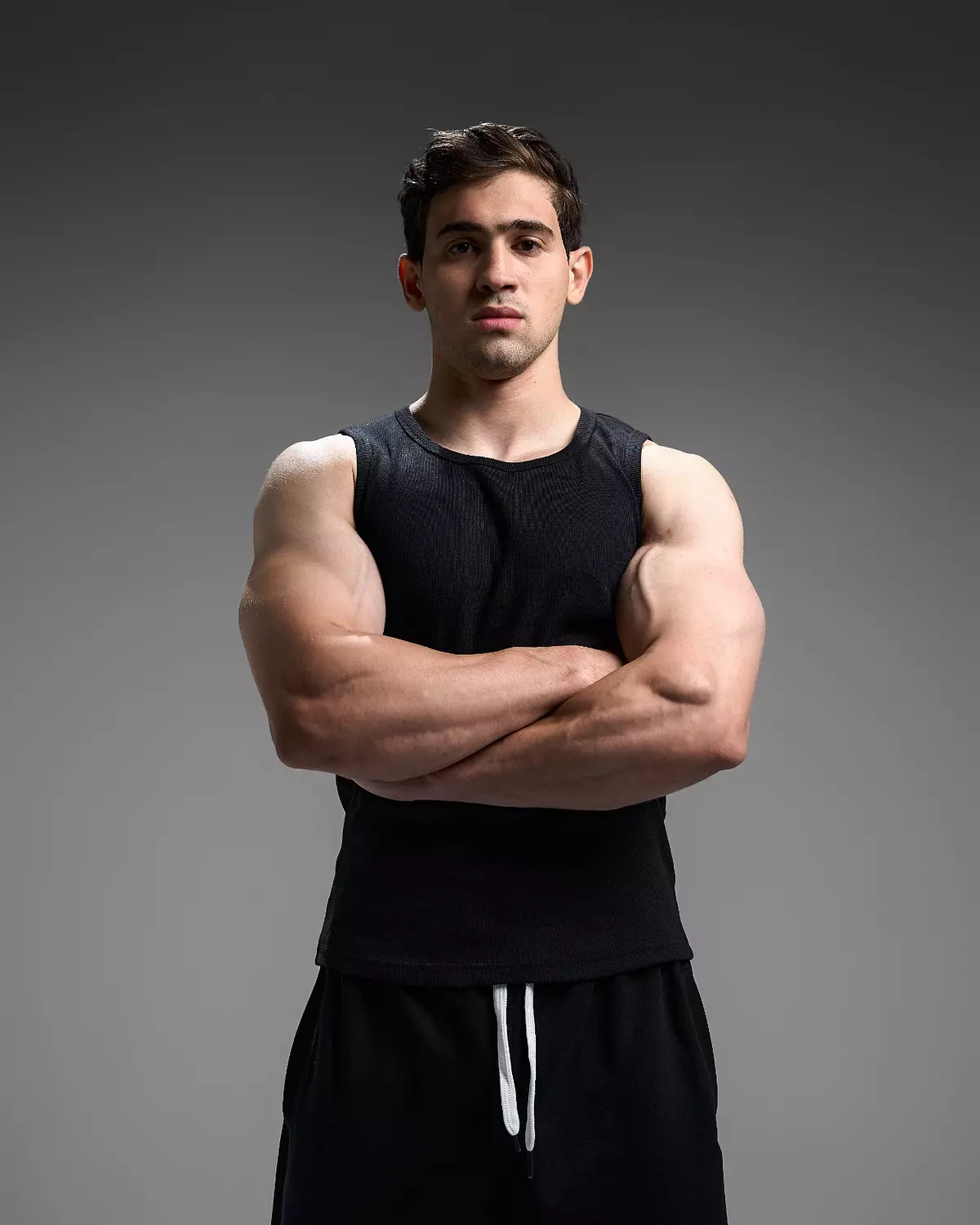 RIBBED TANKS - black 3