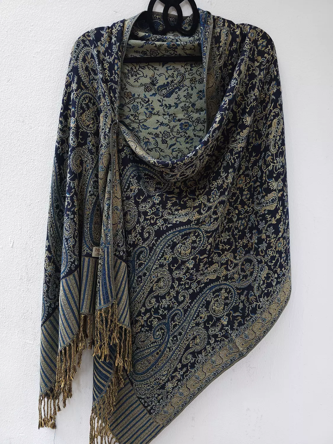 Navy blue Pashmina  image