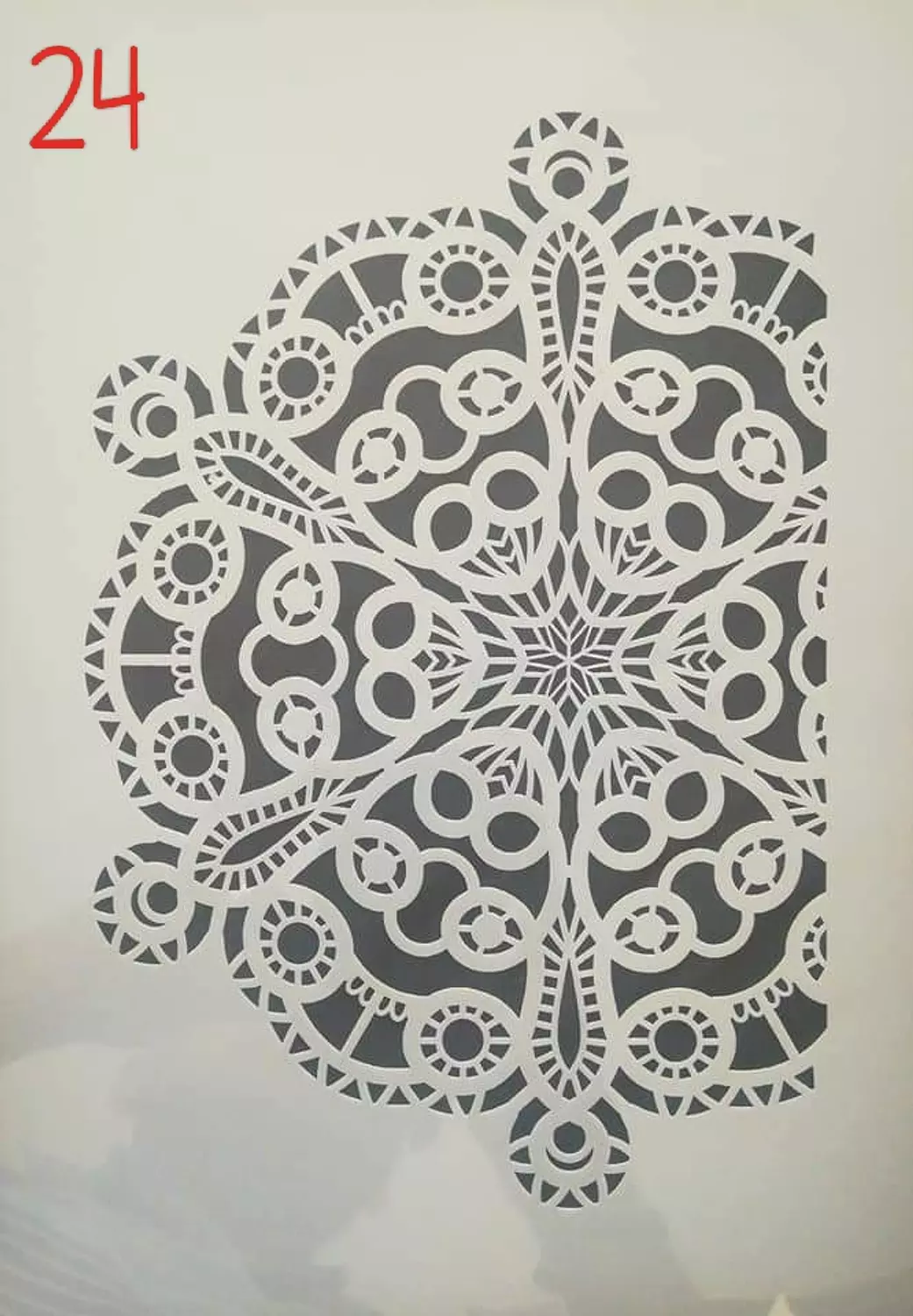 استنسل مفرغ (اشكال مختلفة) Stencils(Different forms) A4 4