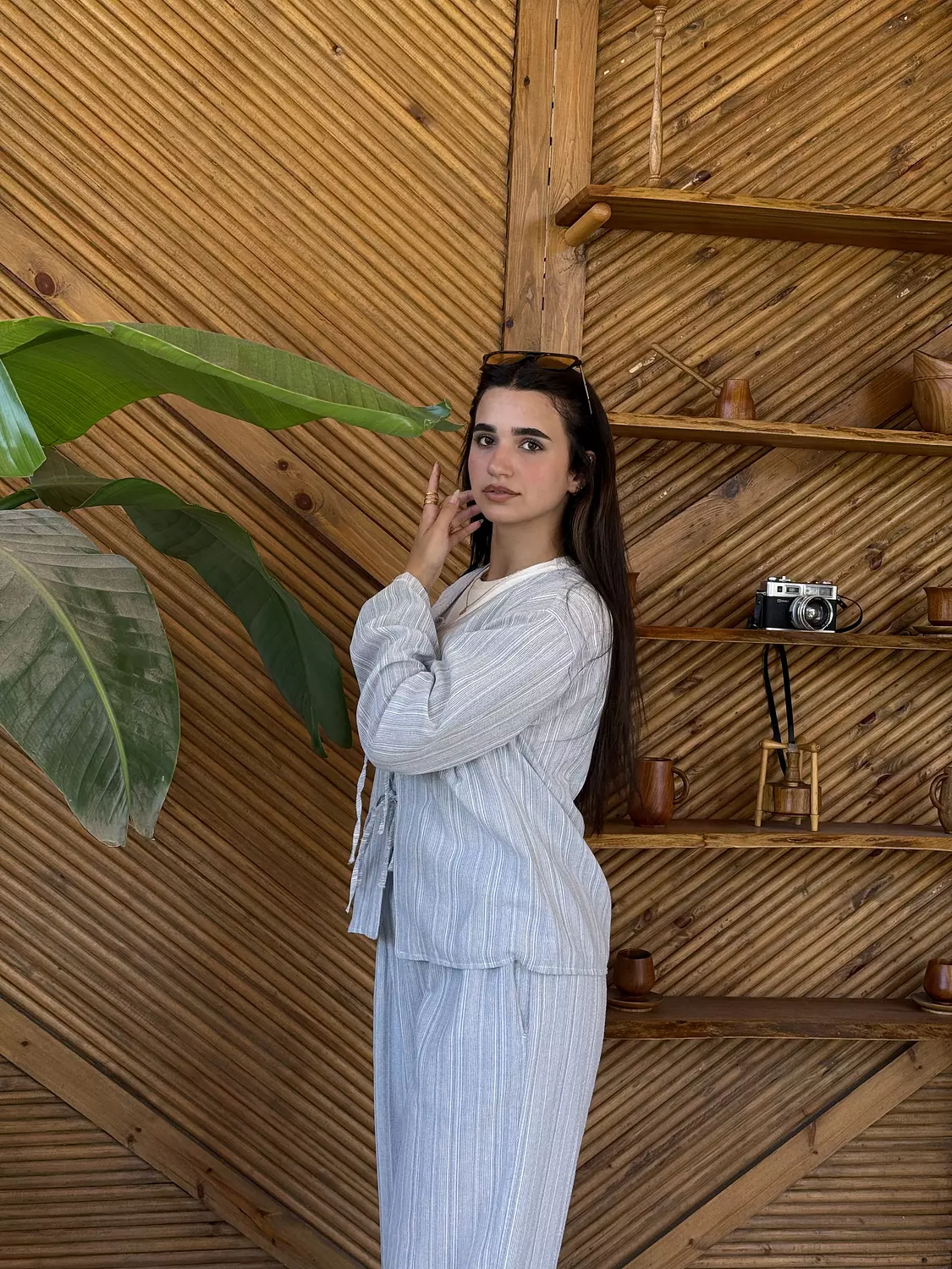 “Ocean Breeze Striped Suit” 2