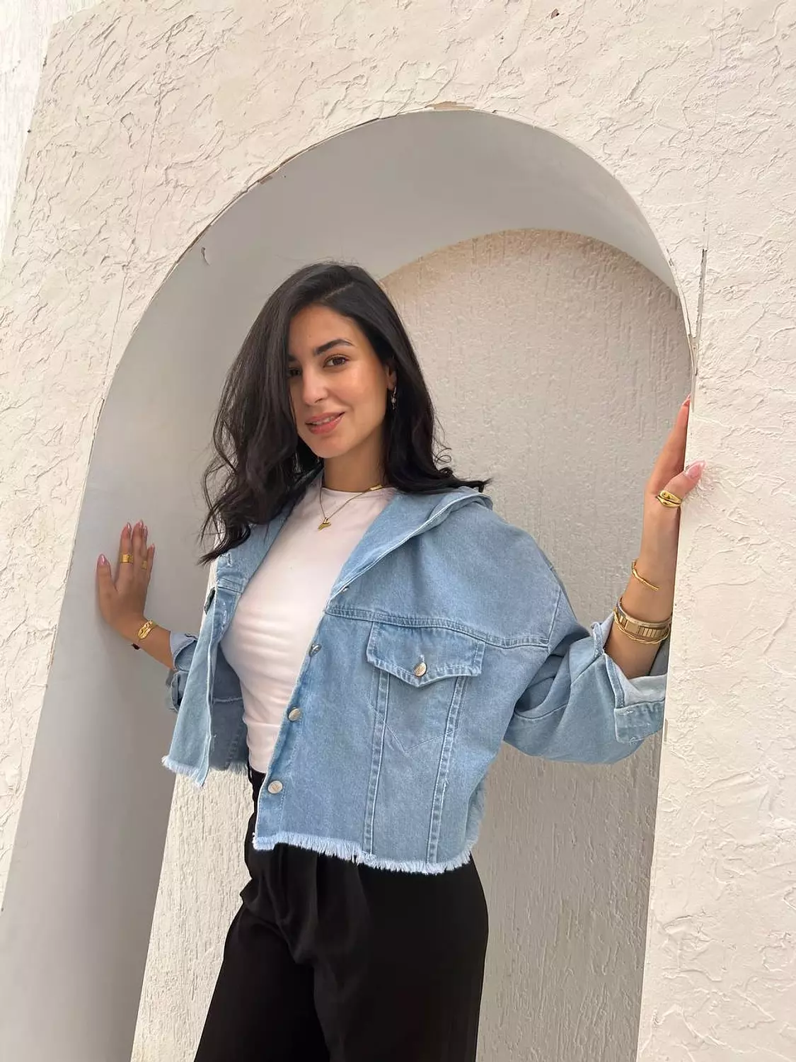 Hooded cropped jacket  3