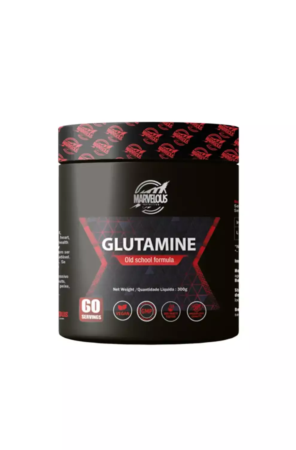 Marvelous Nutrition, Glutamine, 300g, 60 servings image