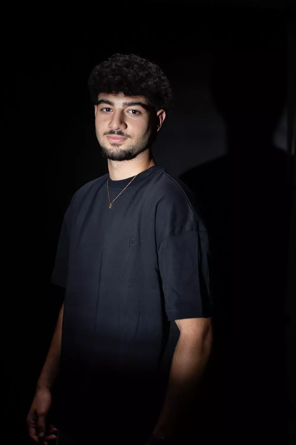 Black basic T-shirt  1