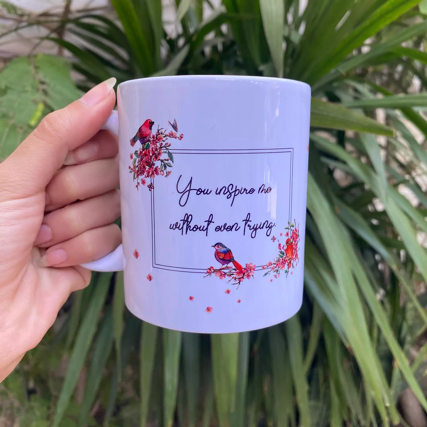 Birds Purple Mug image