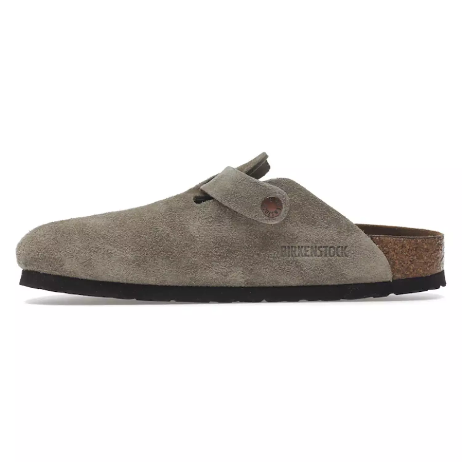 Birkenstock Boston Soft Footbed – Suede Taupe hover image