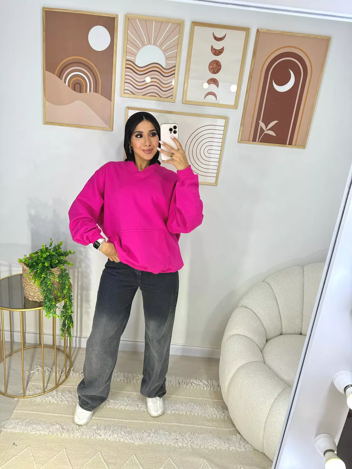 Hoodie Fushia image