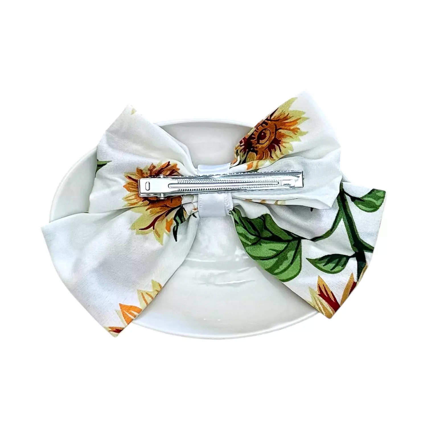 1 Pc White Flowerista Hair Clip 1
