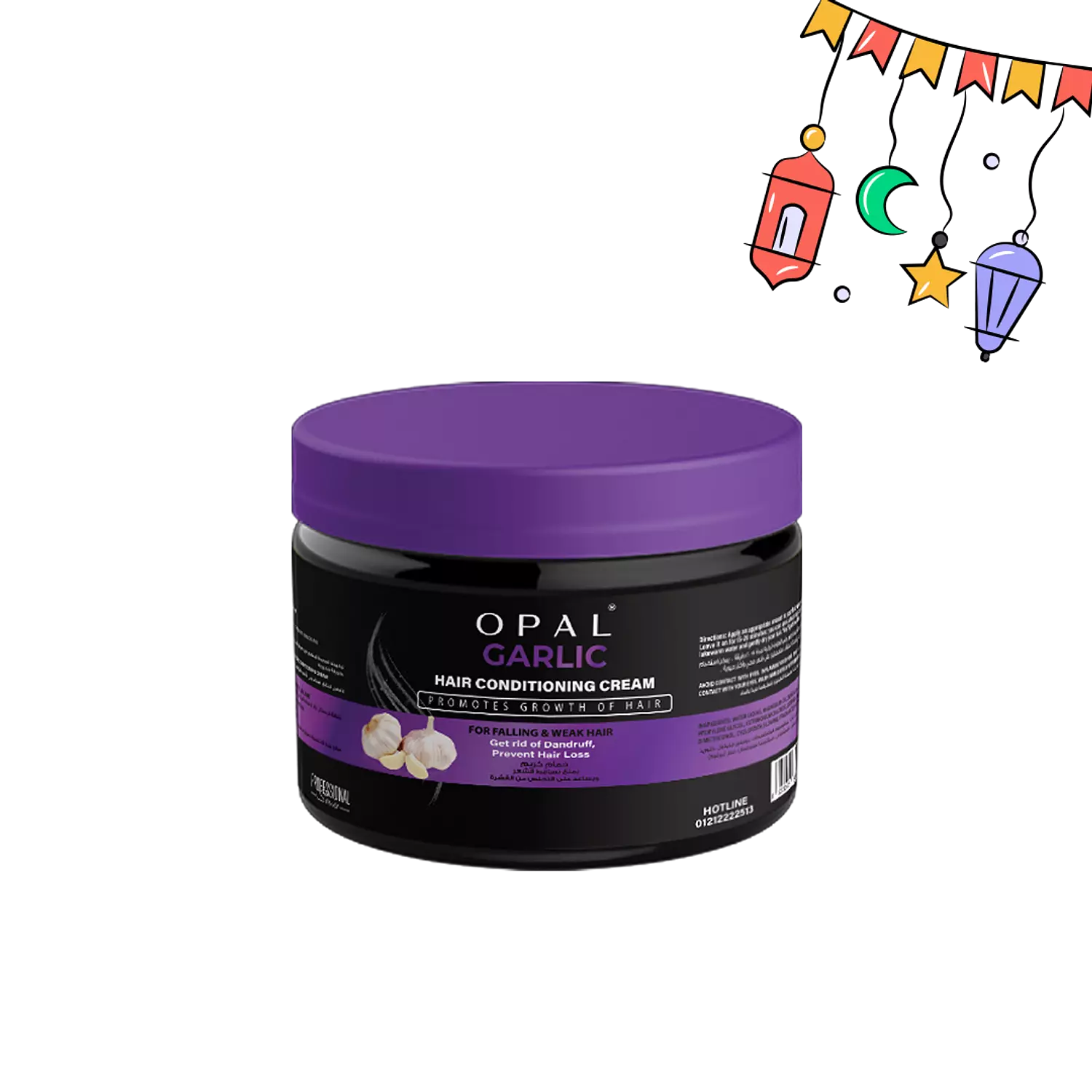Garlic hair conditioning cream hover image