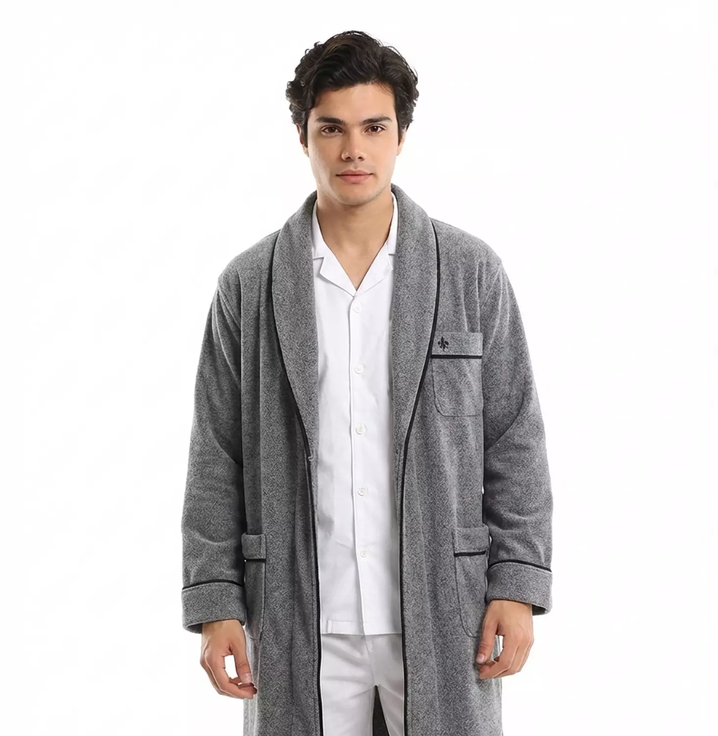 Shorto - روب رجالي شتوي - رمادي فاتح - 2712  hover image