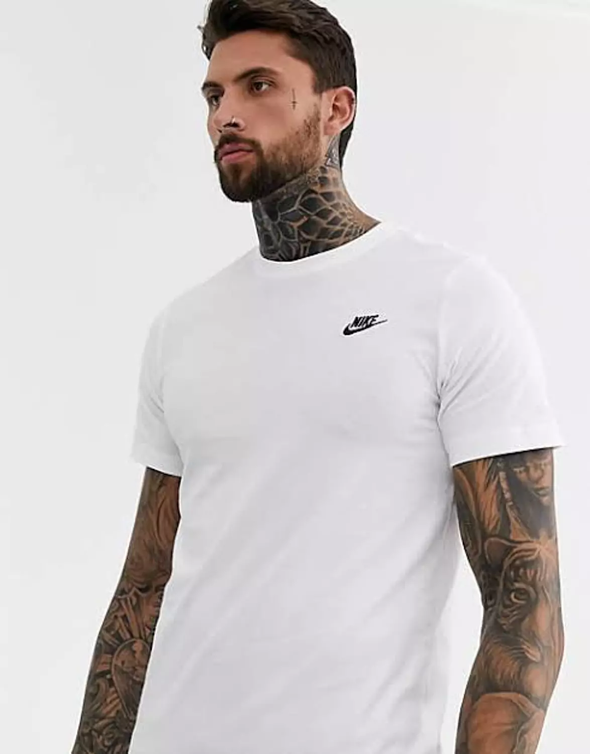 T-shirt nike slim fit white 3
