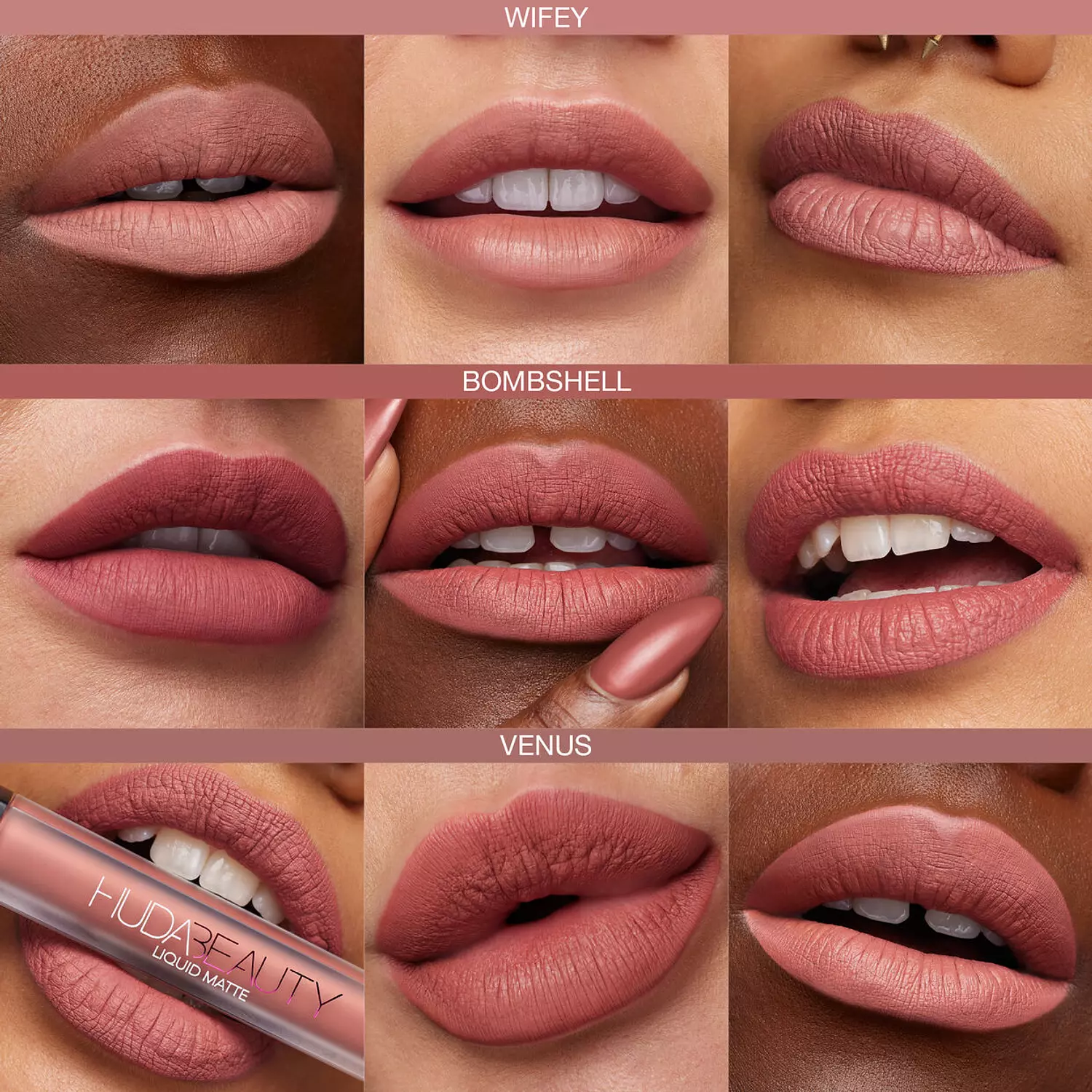 HUDA BEAUTY Liquid Matte Ultra-Comfort Transfer-Proof Lipstick 11