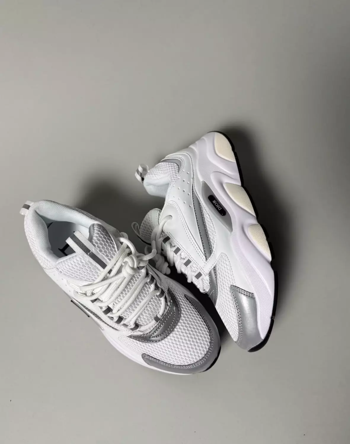 Dior B22 White Grey Reflective  3