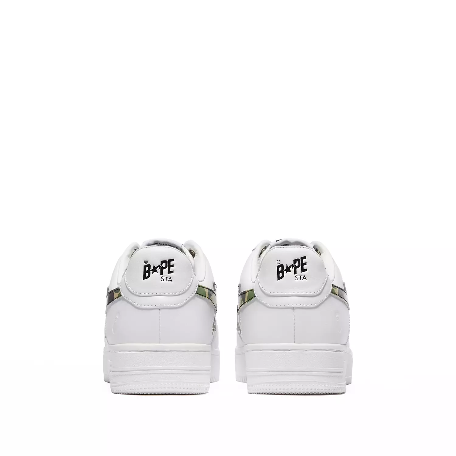 A Bathing Ape Bape Sta Low 'White ABC Camo Green' sneaker, 3