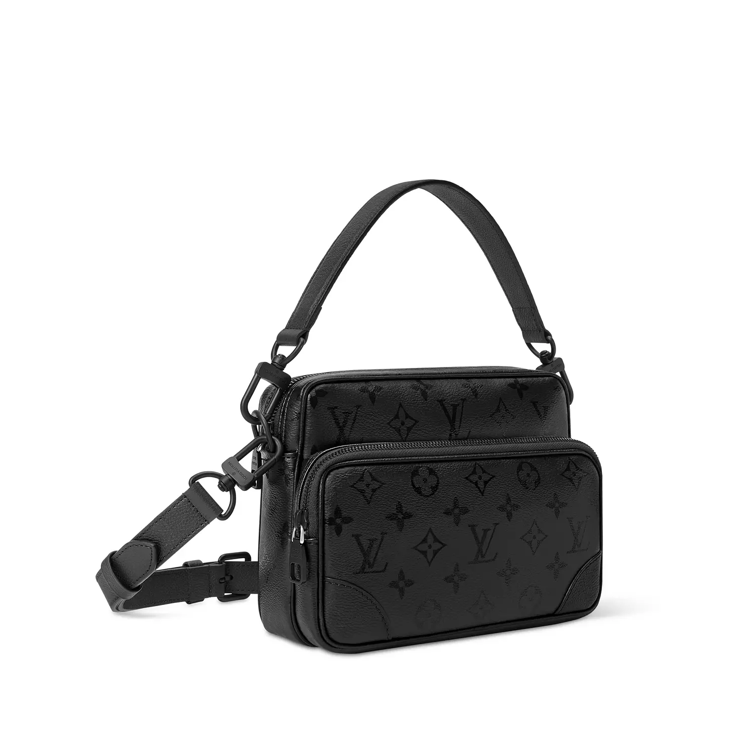 Louis Vuitton Nil cross-body bag is crafted from black Monogram Midnight hover image
