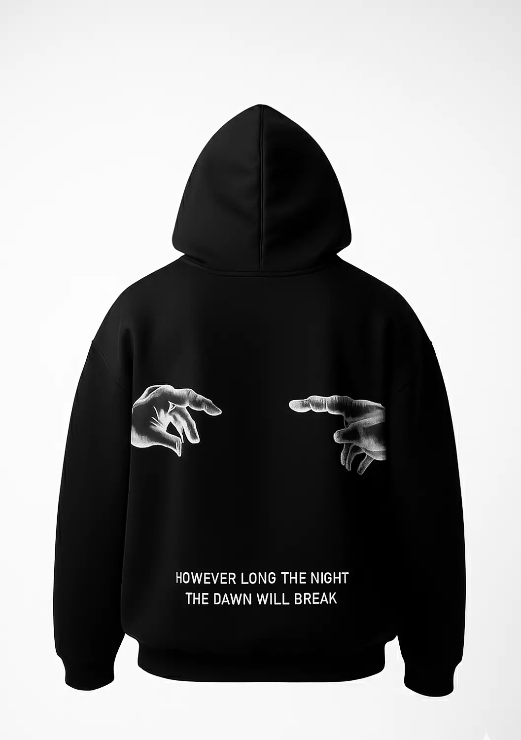 Oversized Black Hoodie – Classic Bold 4