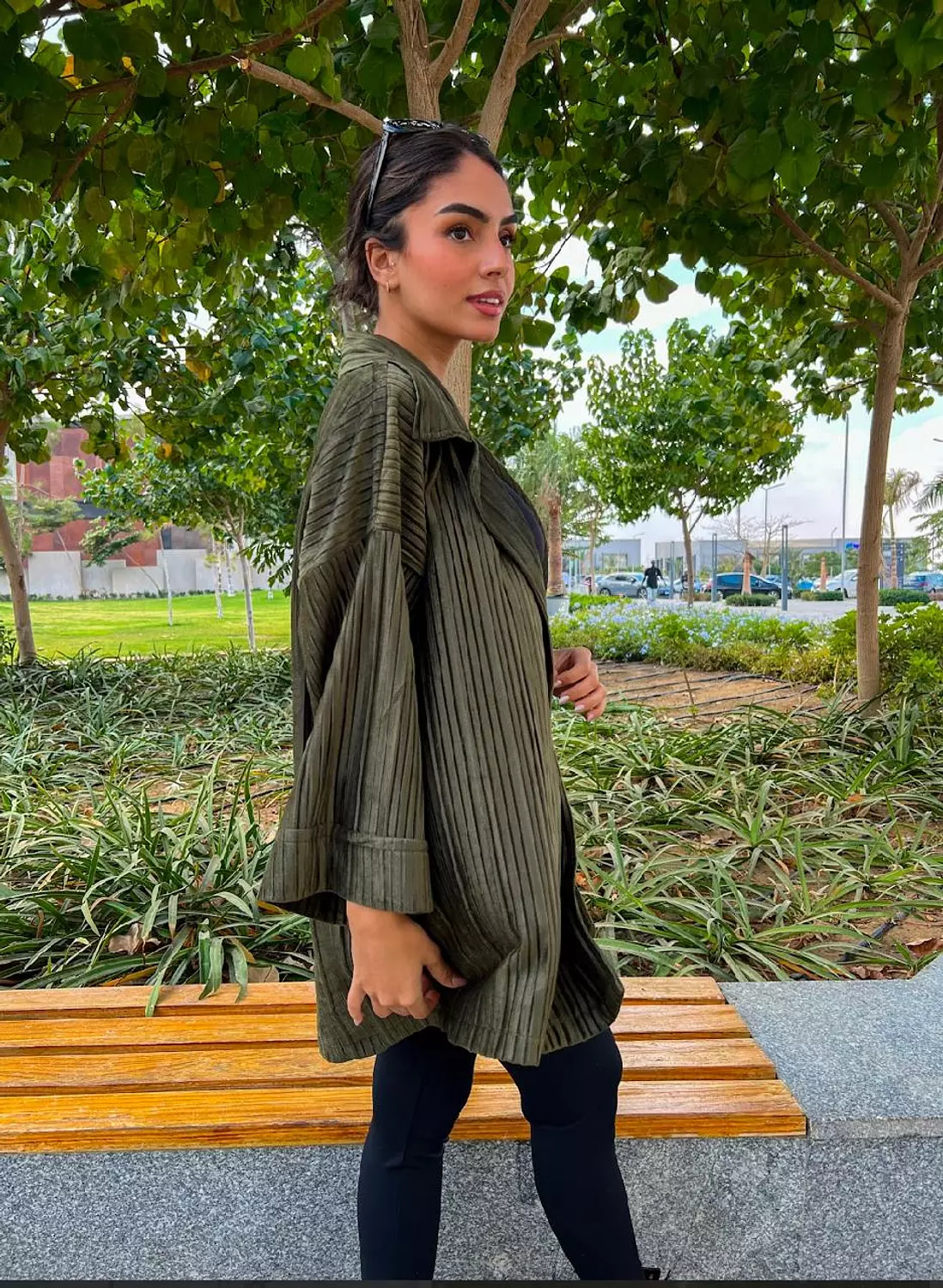 Olive Cardigan 3