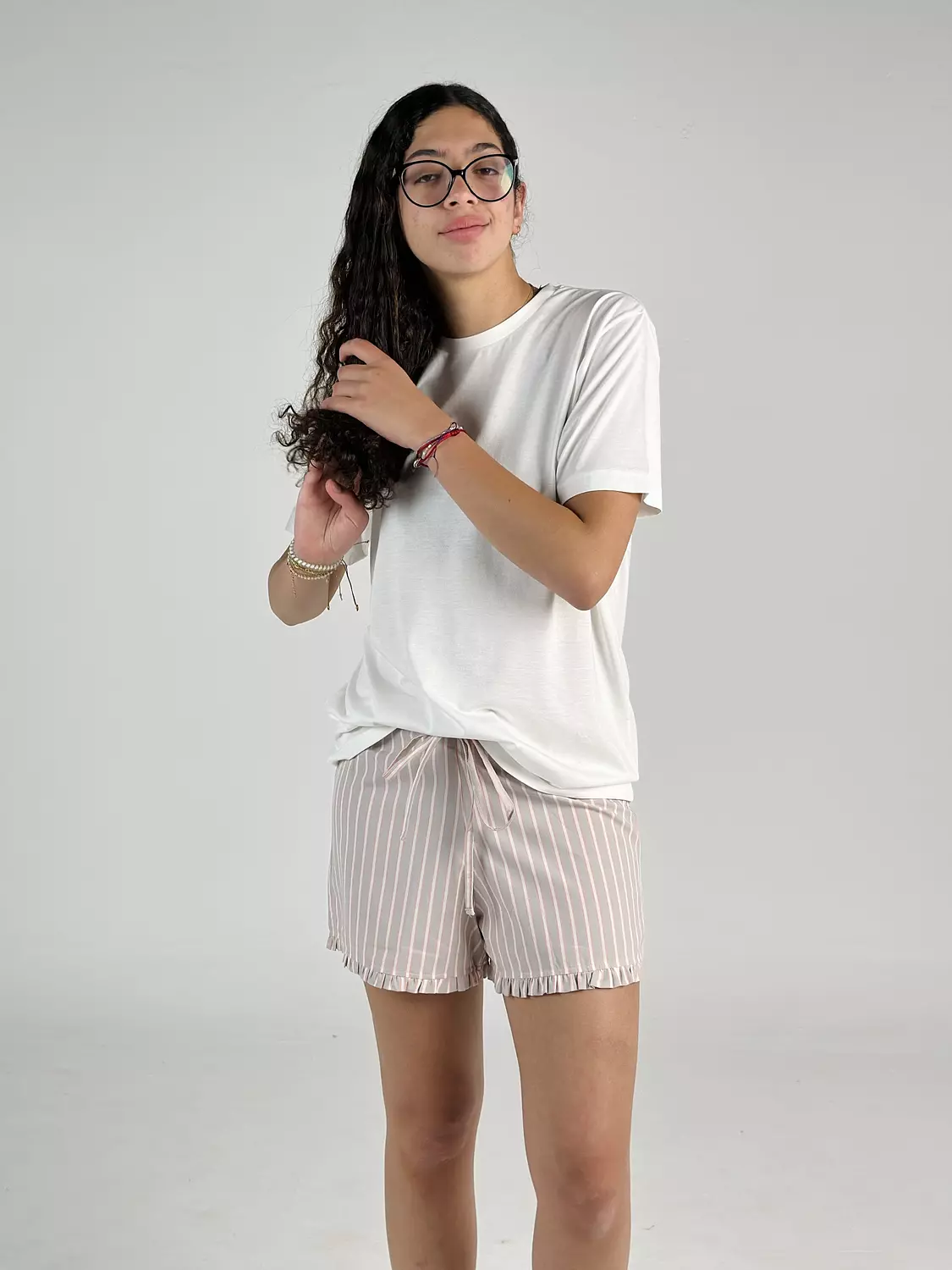 ruffle shorts image