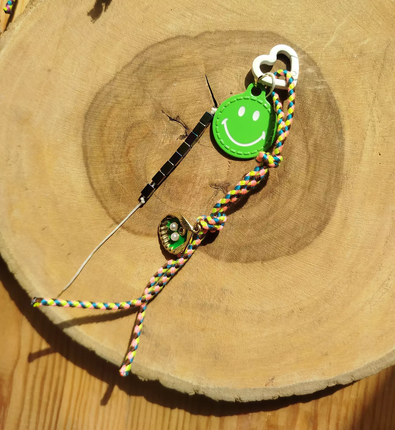 Green smile face  image