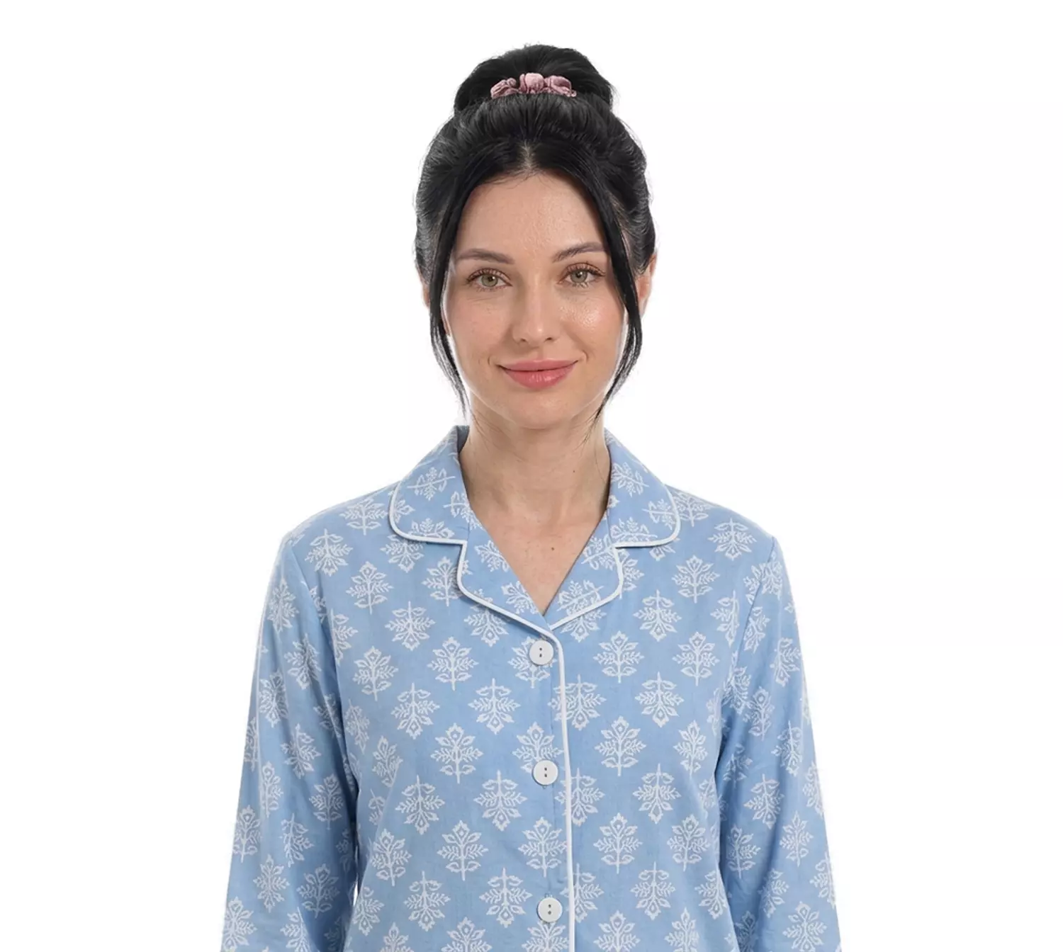 Women Summer Classic Lycra PJ - 2535- Light Blue 2