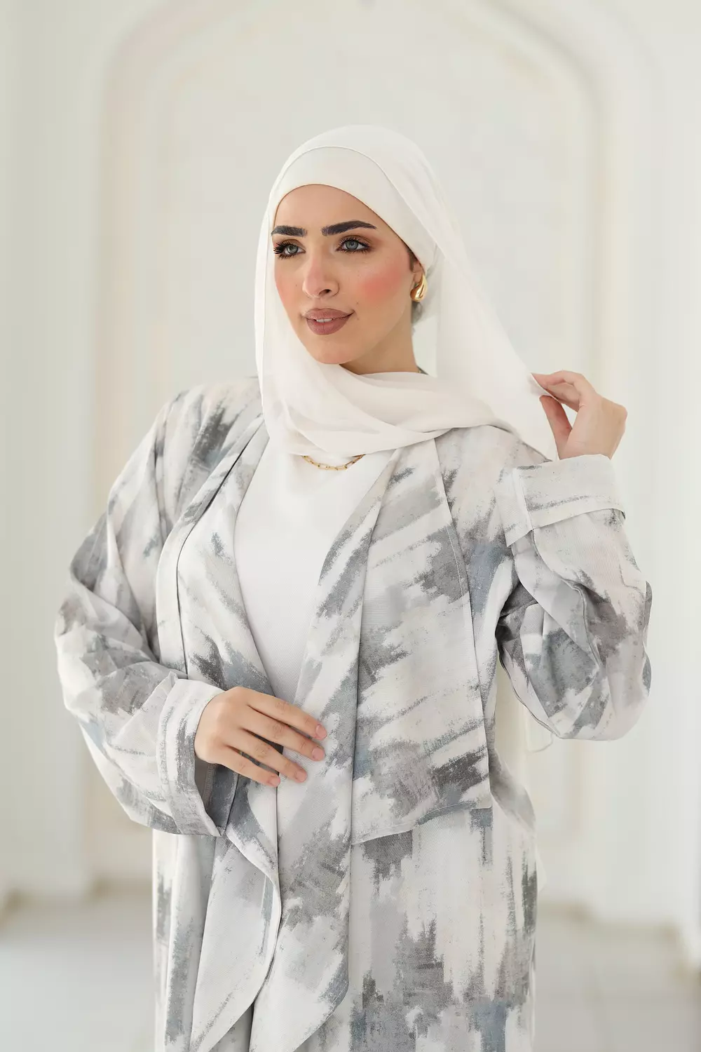 Smoke silver long set 4